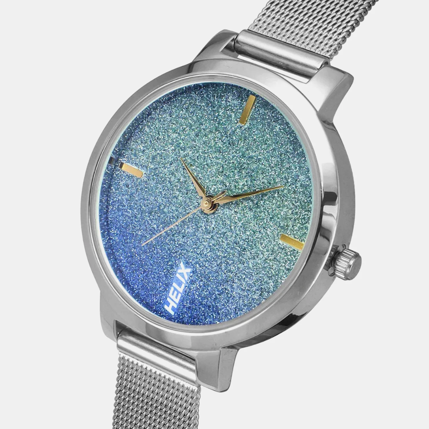 Women Quartz Blue Dial Analog Stainless Steel Watch TW041HL19 - Image 2