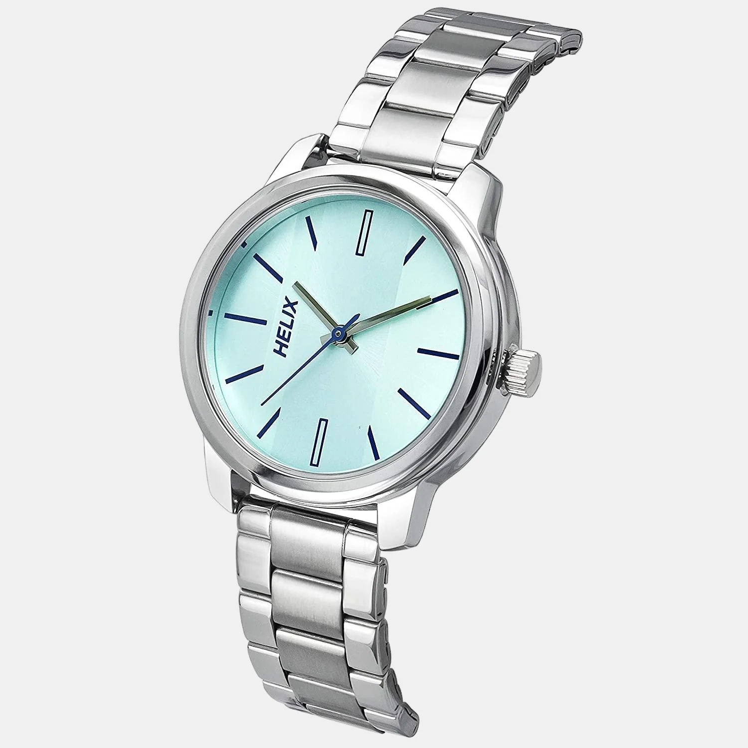 Women Quartz Blue Dial Analog Stainless Steel Watch TW048HL06 - Image 2