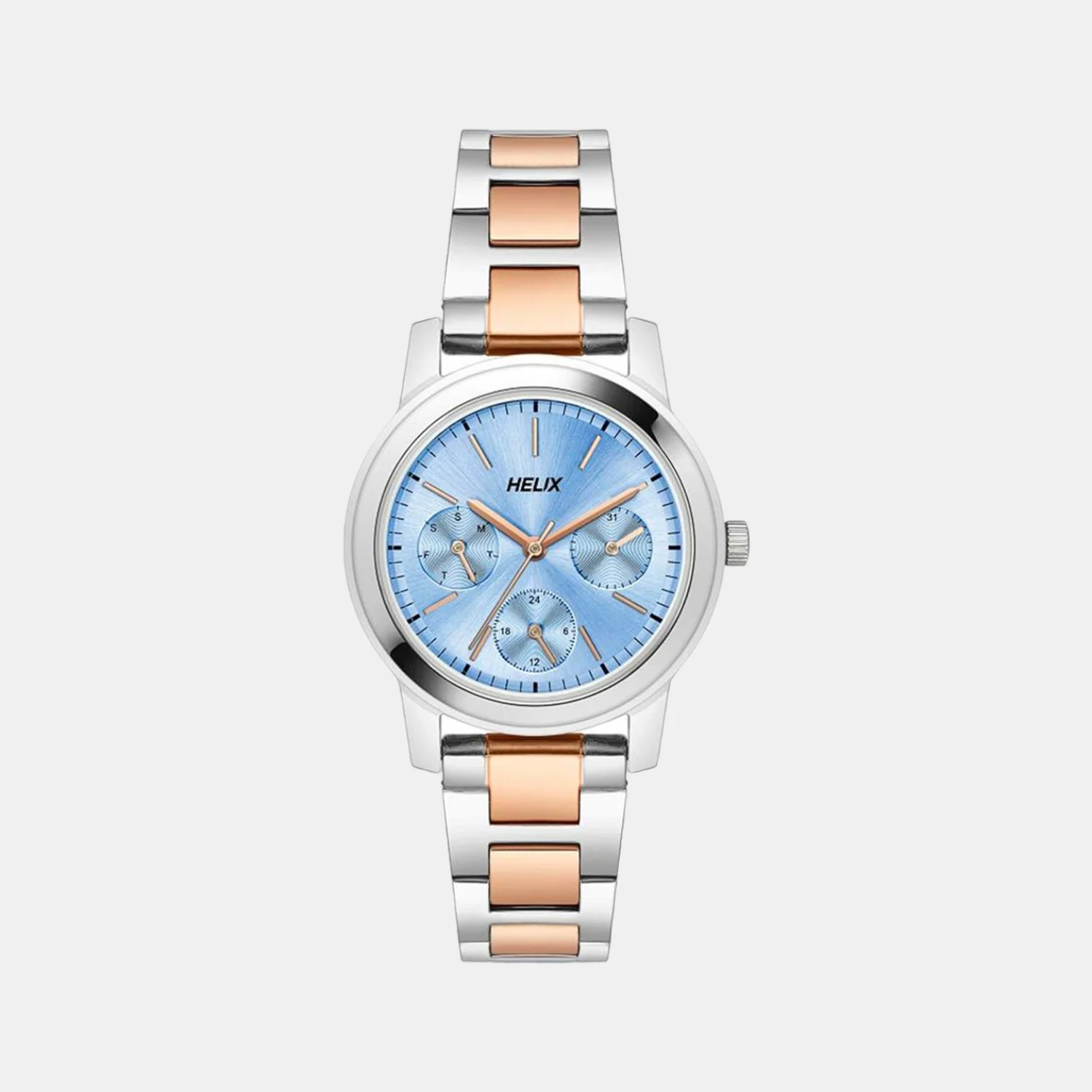 Women Quartz Blue Dial Chronograph Stainless Steel Watch TW052HL03