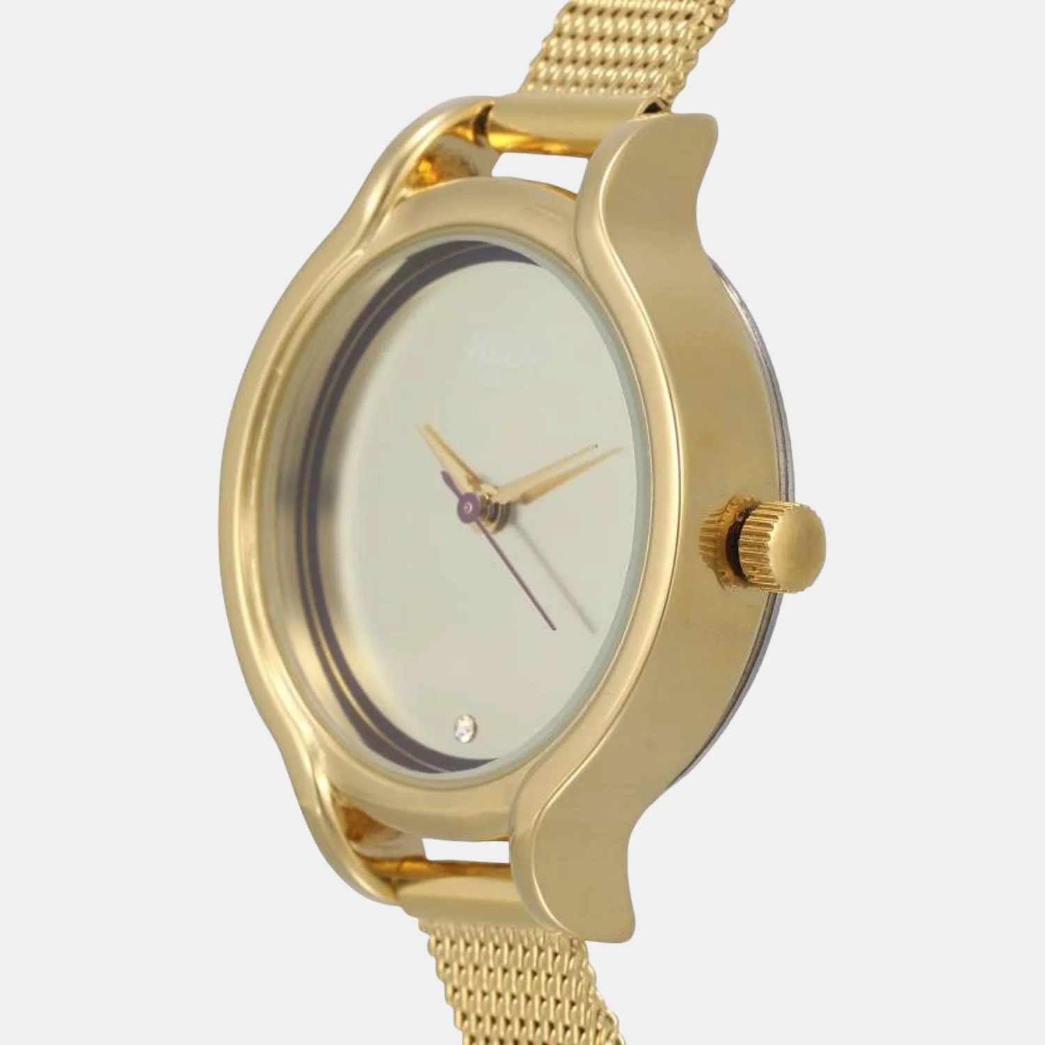 Women Quartz Gold Dial Analog Stainless Steel Watch TW027HL12 - Image 2