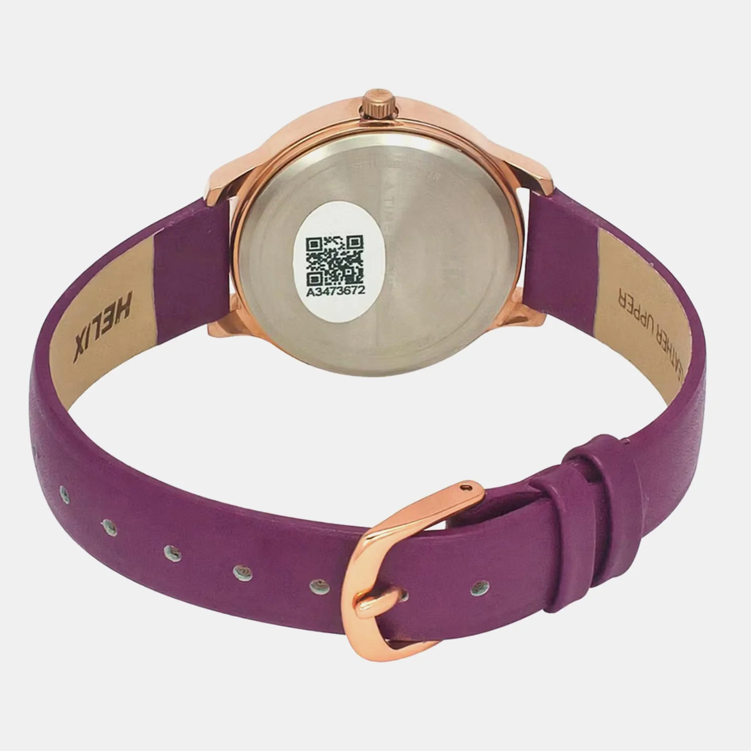 Women Quartz Magenta Dial Analog Leather Watch TW022HL32 - Image 3