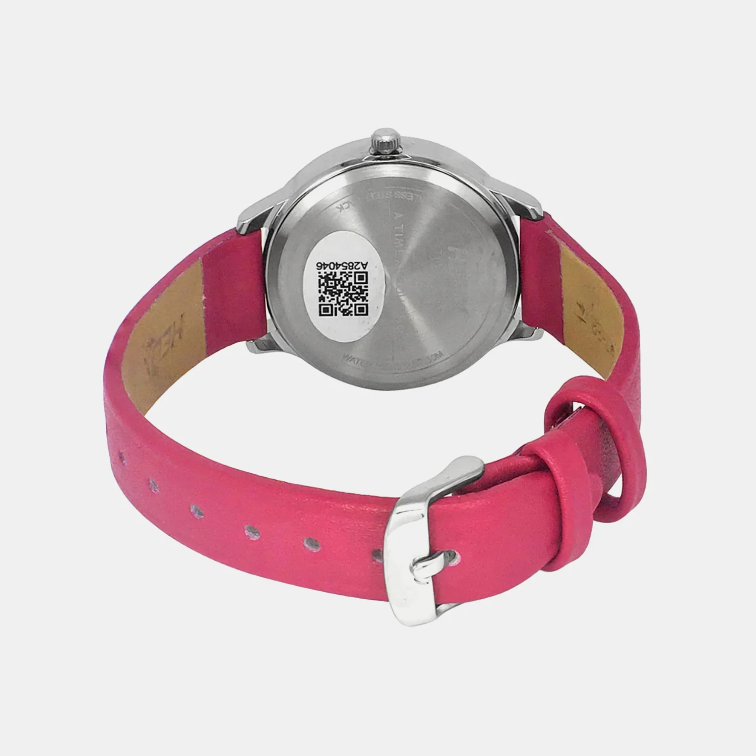 Women Quartz Pink Dial Analog Leather Watch TW022HL20 - Image 5