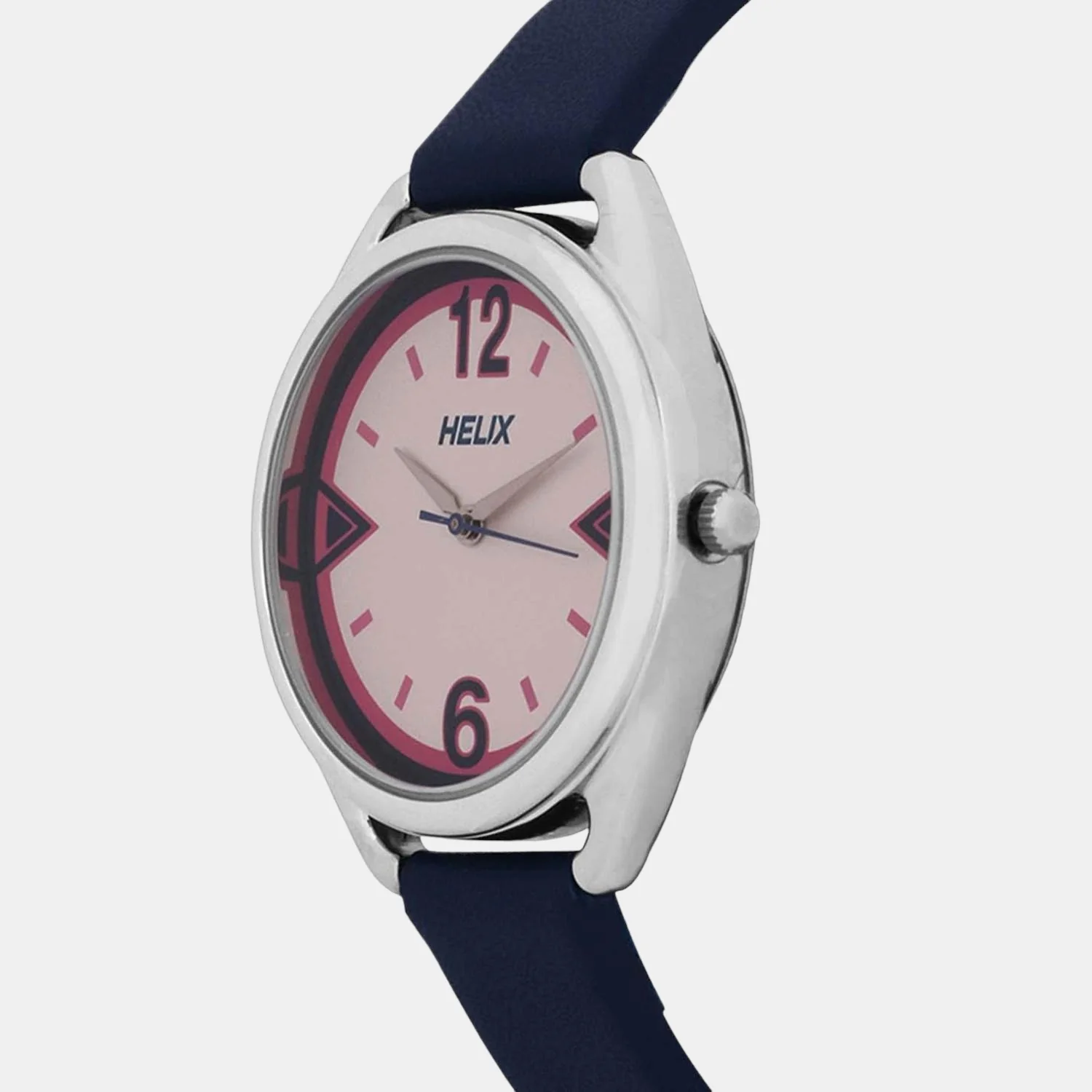 Women Quartz Pink Dial Analog Leather Watch TW043HL07 - Image 3