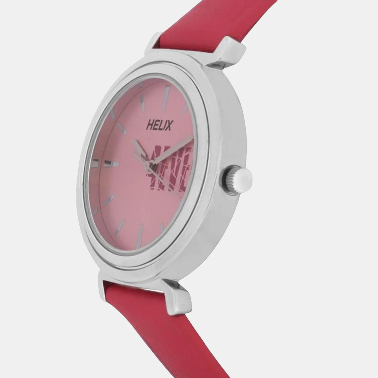 Women Quartz Pink Dial Analog Leather Watch TW045HL00 - Image 3