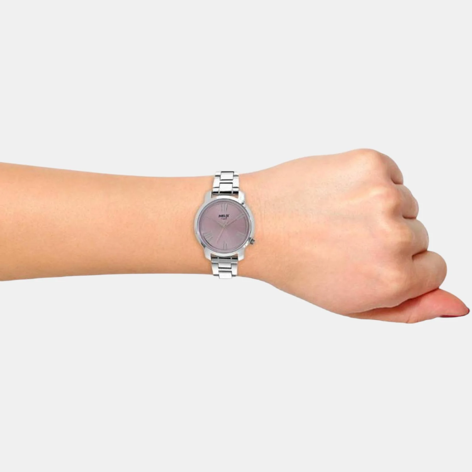 Women Quartz Pink Dial Analog Stainless Steel Watch TW032HL15 - Image 4