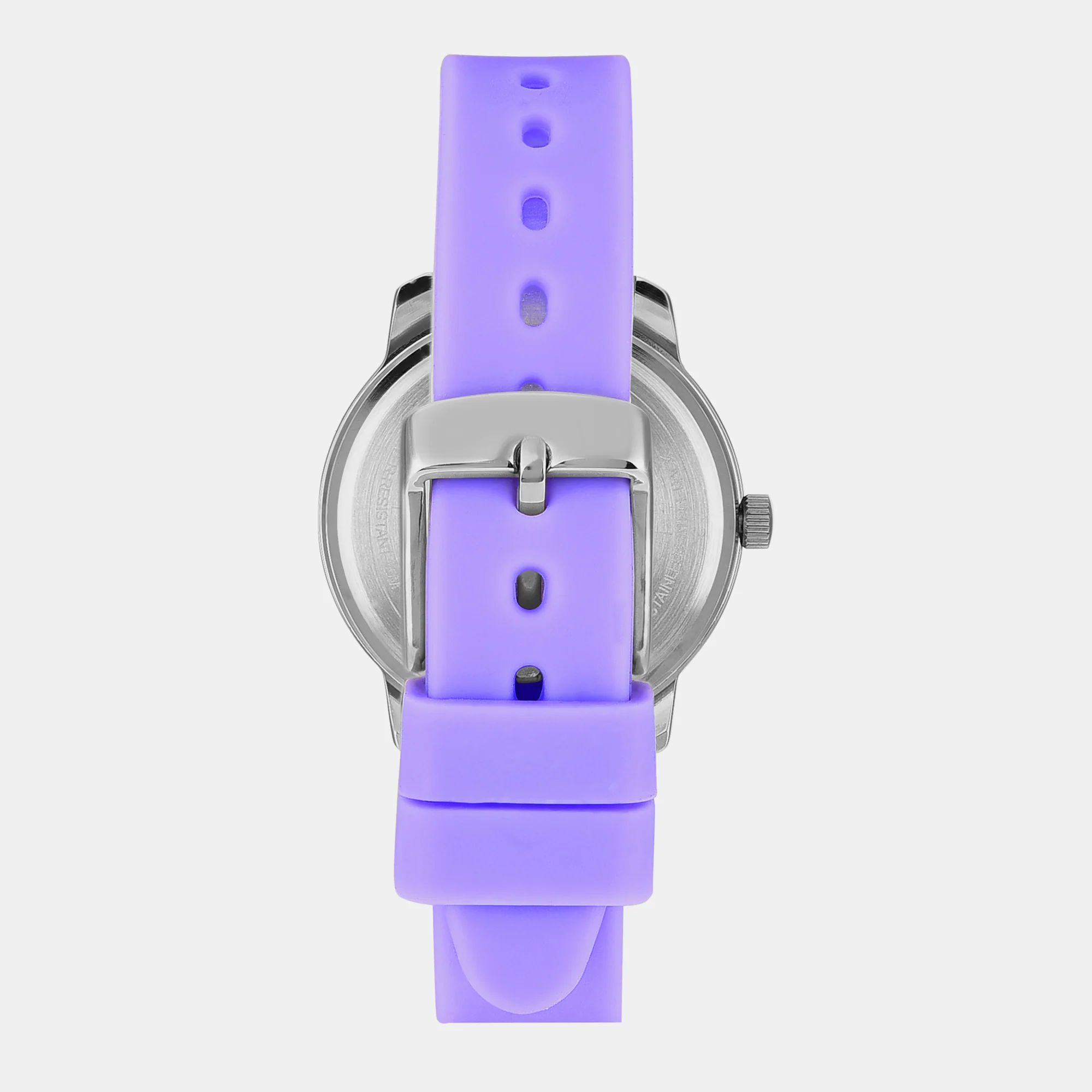 Women Quartz Purple Dial Analog Silicone Watch TW048HL15 - Image 7