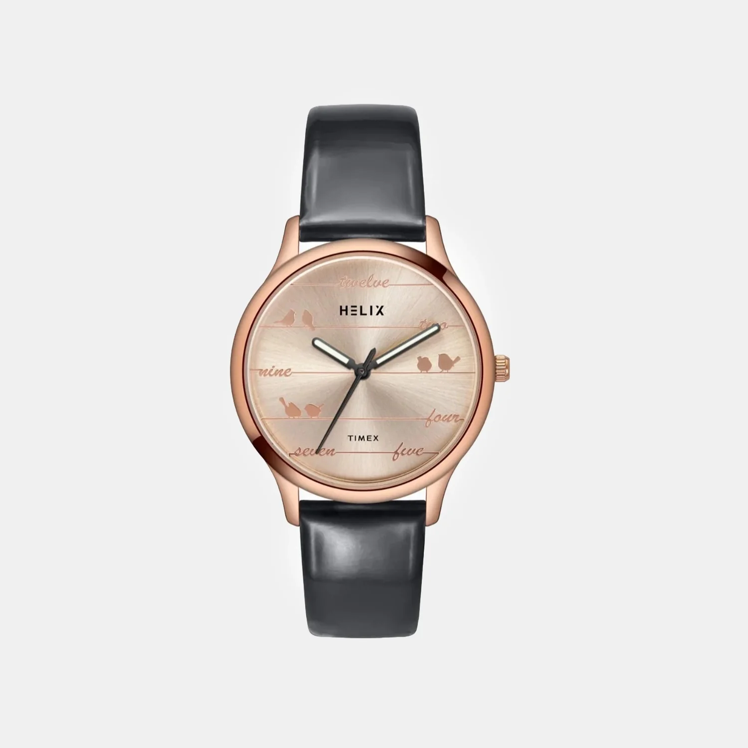 Women Quartz Rose Gold Dial Analog Leather Watch TW060HL02T