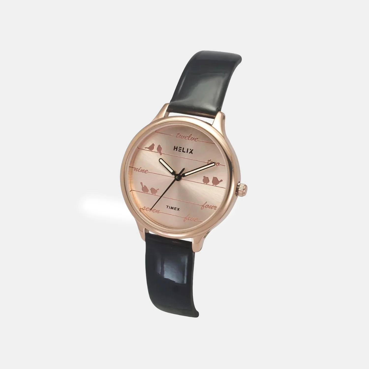 Women Quartz Rose Gold Dial Analog Leather Watch TW060HL02T - Image 2