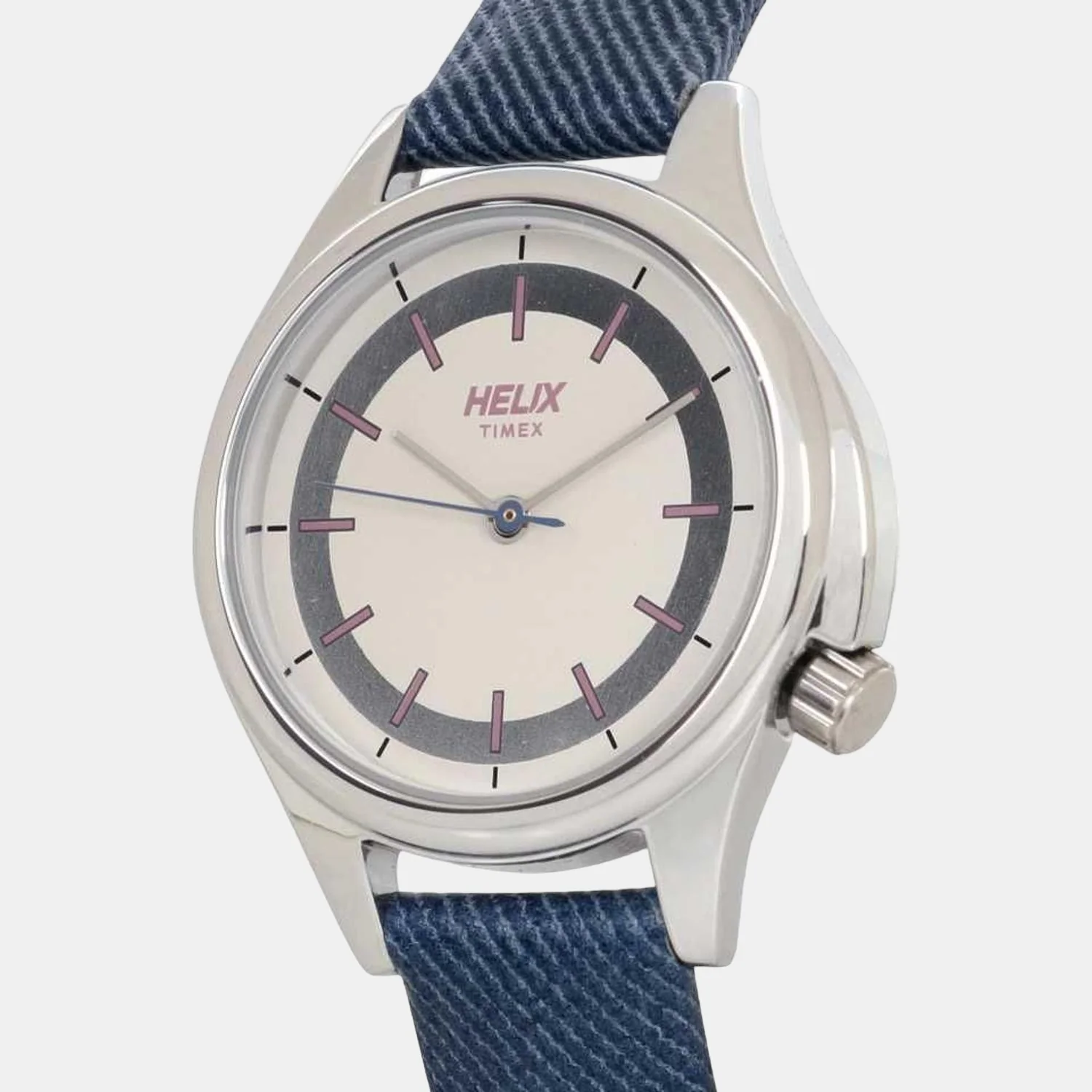 Women Quartz Silver Dial Analog Leather Watch TW037HL05 - Image 2