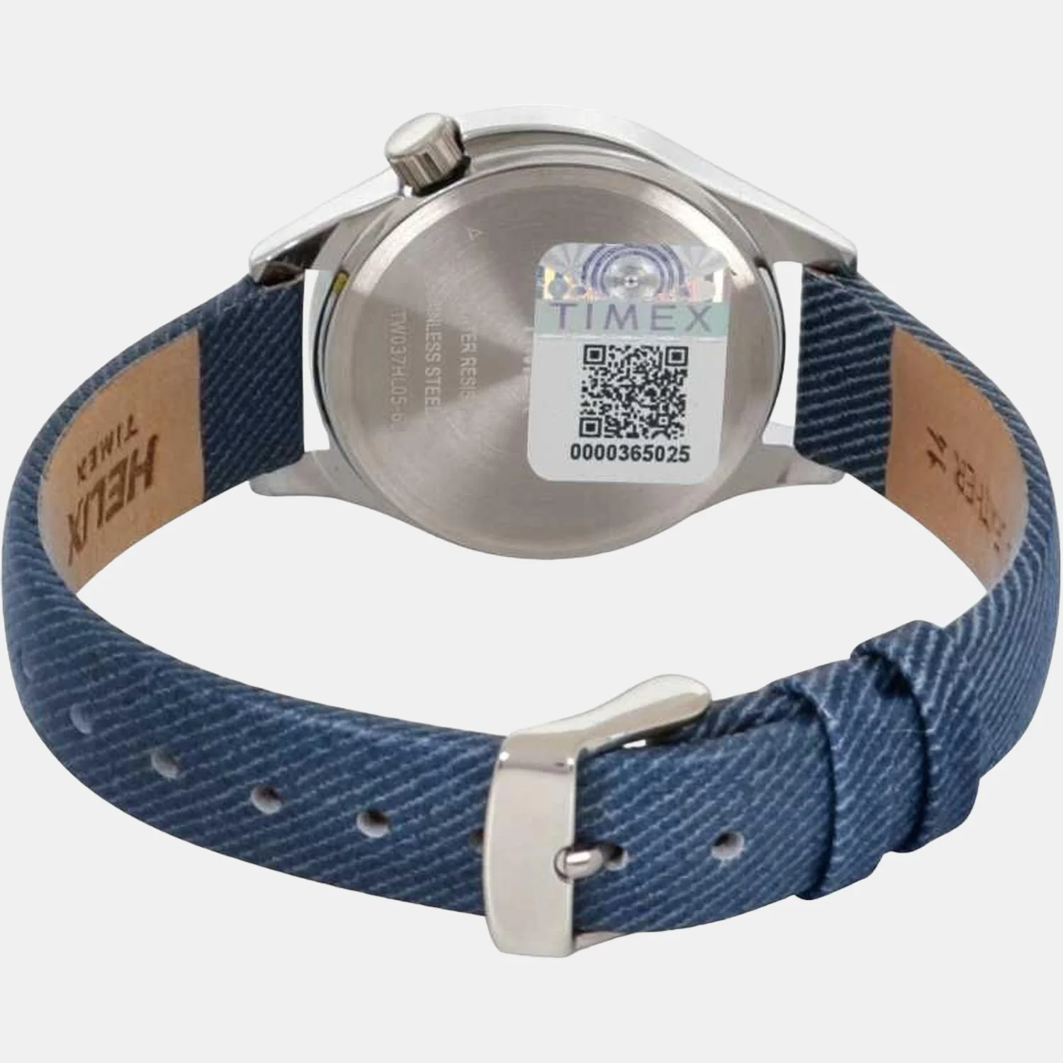 Women Quartz Silver Dial Analog Leather Watch TW037HL05 - Image 3