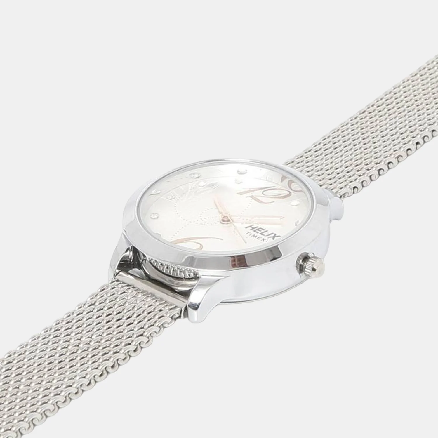 Women Quartz Silver Dial Analog Stainless Steel Watch TW022HL15 - Image 2