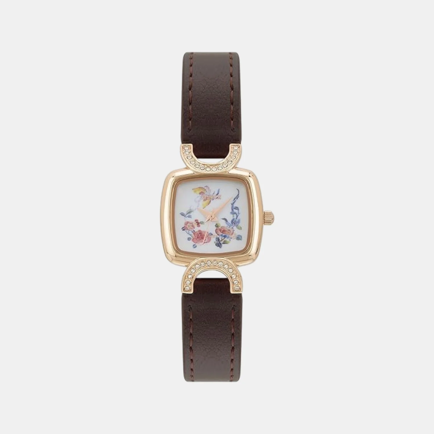 Women Quartz White Dial Analog Leather Watch TW063HL00T - Image 2