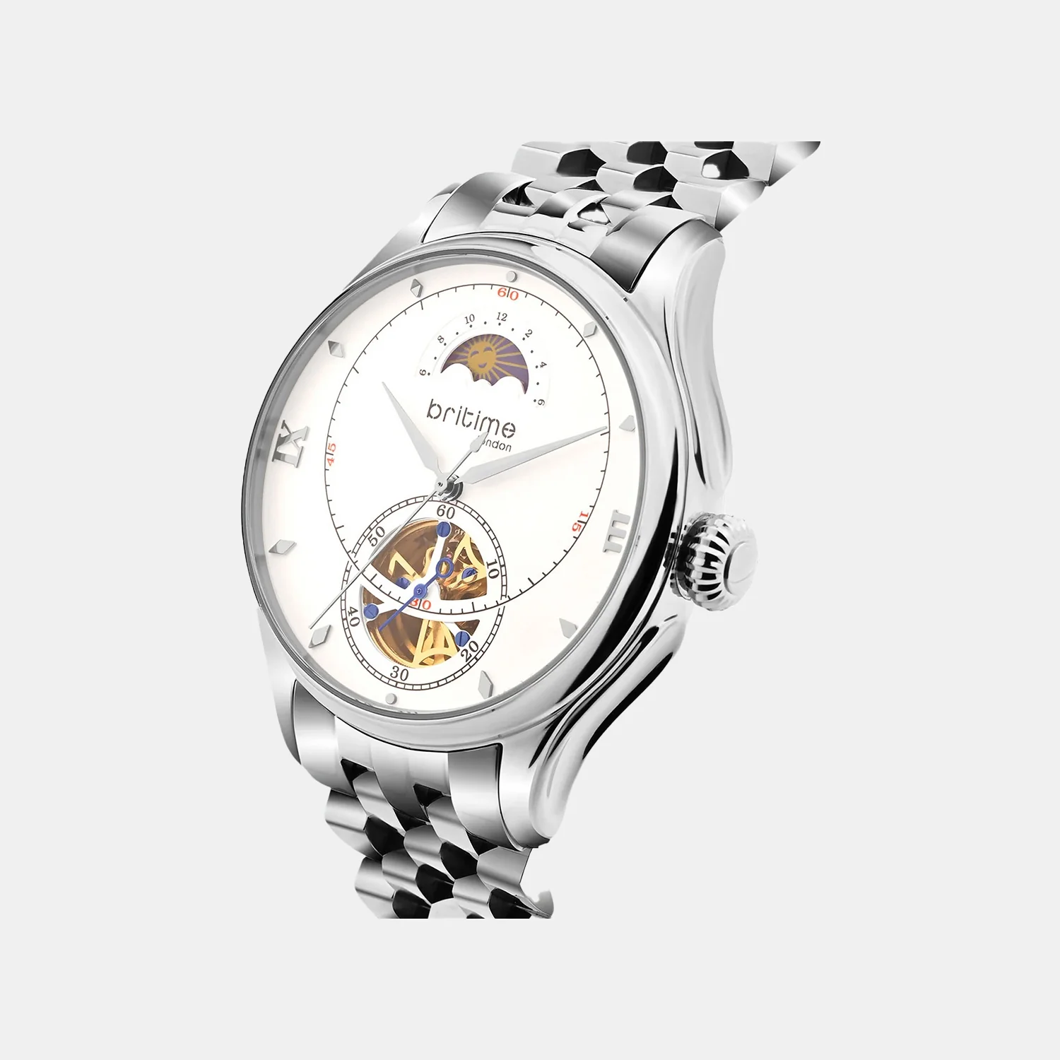 Horizon Men Automatic Silver Dial Analog Metal Watch 479-M10201 - Image 2