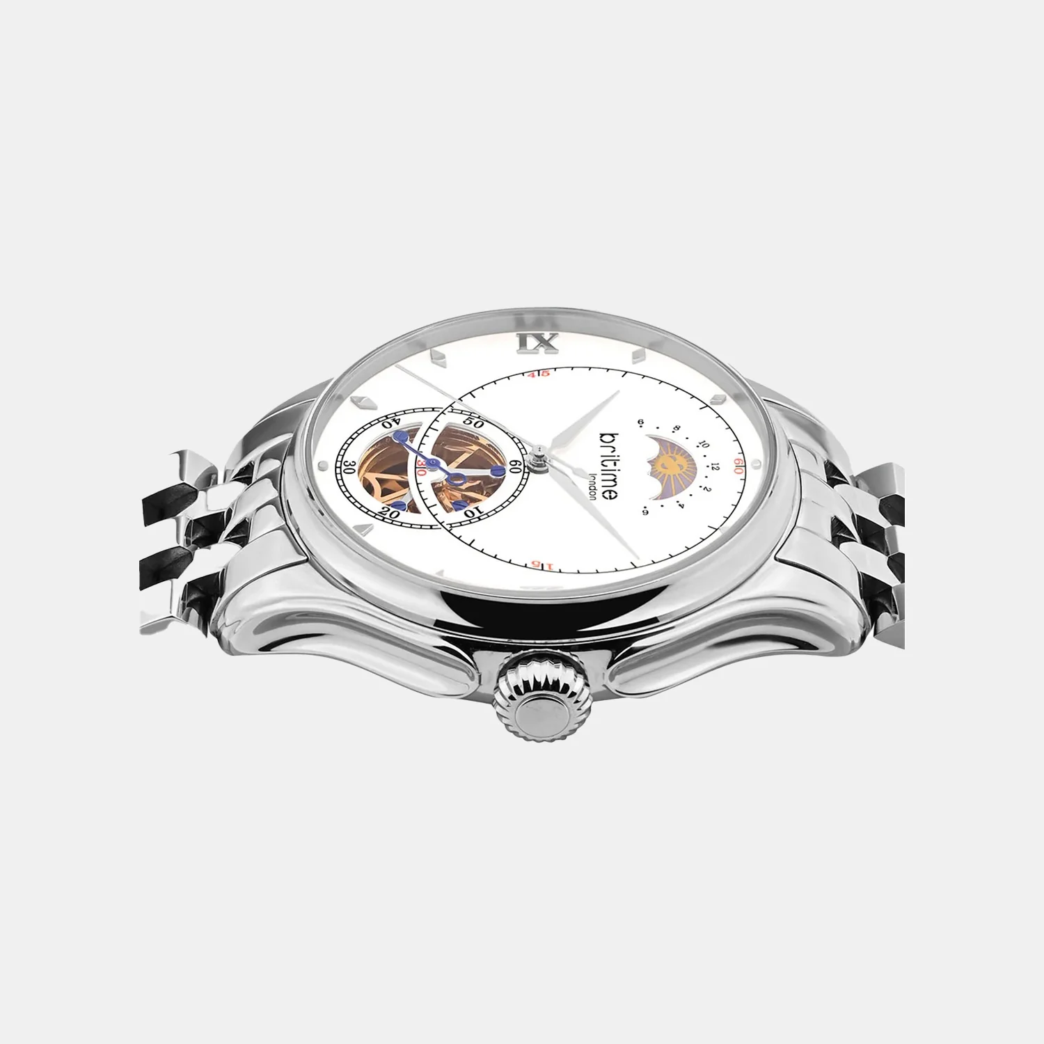 Horizon Men Automatic Silver Dial Analog Metal Watch 479-M10201 - Image 3