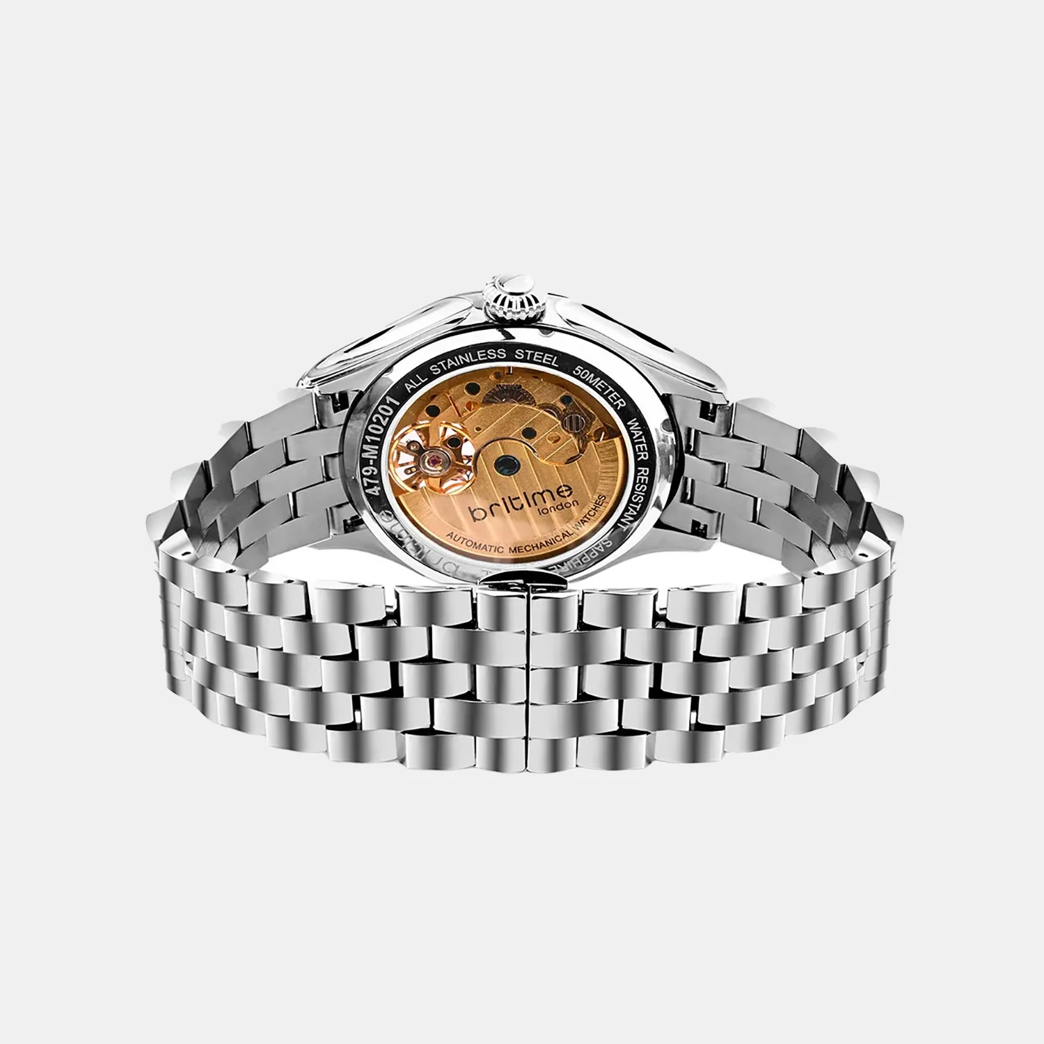 Horizon Men Automatic Silver Dial Analog Metal Watch 479-M10201 - Image 5