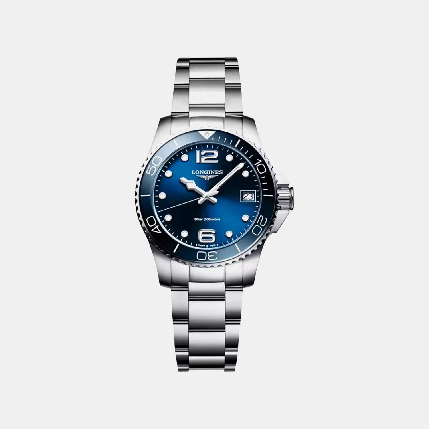 HydroConquest Women Quartz Blue Dial Analog Stainless Steel Watch L33704966