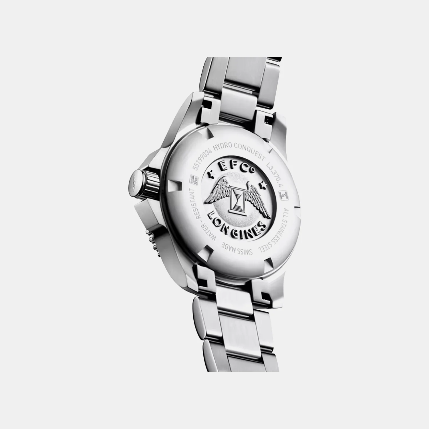 HydroConquest Women Quartz Blue Dial Analog Stainless Steel Watch L33704966 - Image 2
