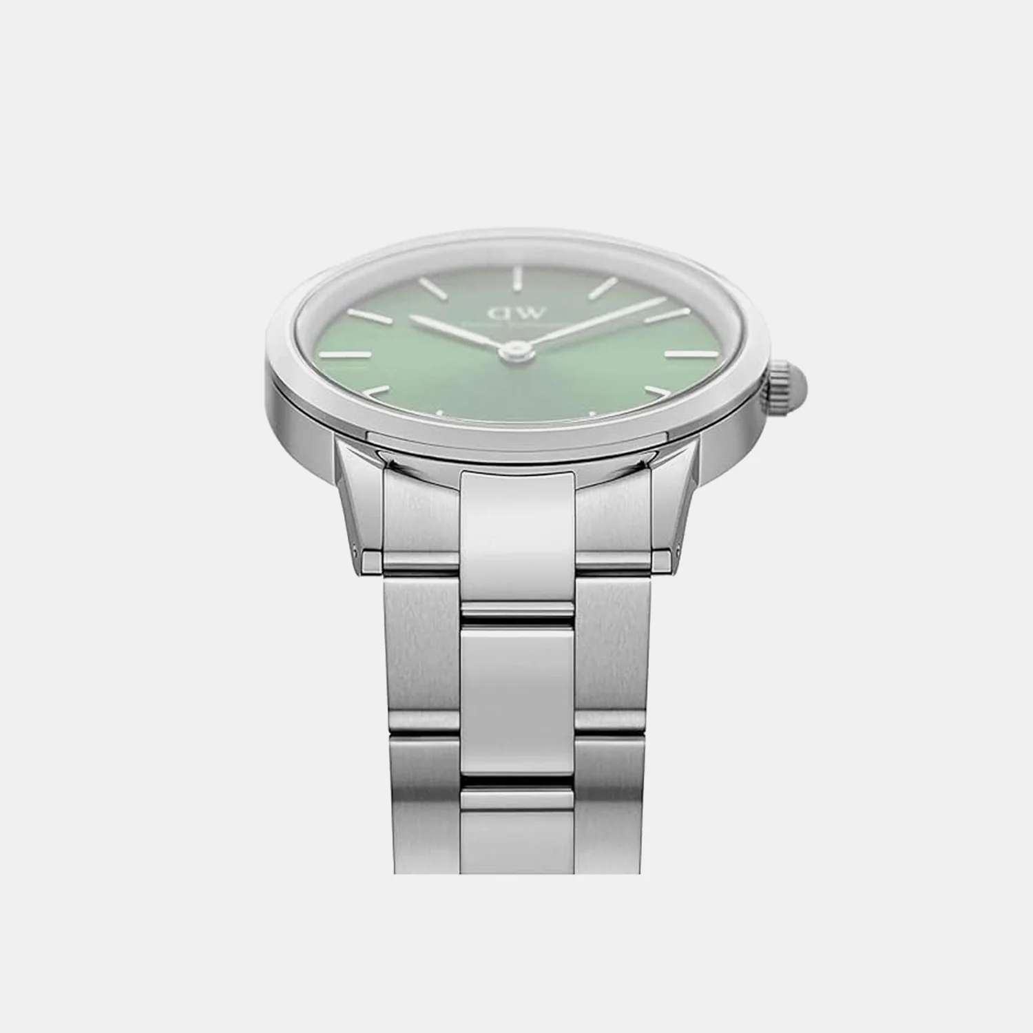 Iconic Link Men Quartz Green Dial Analog Stainless Steel Watch DW00100427K - Image 4