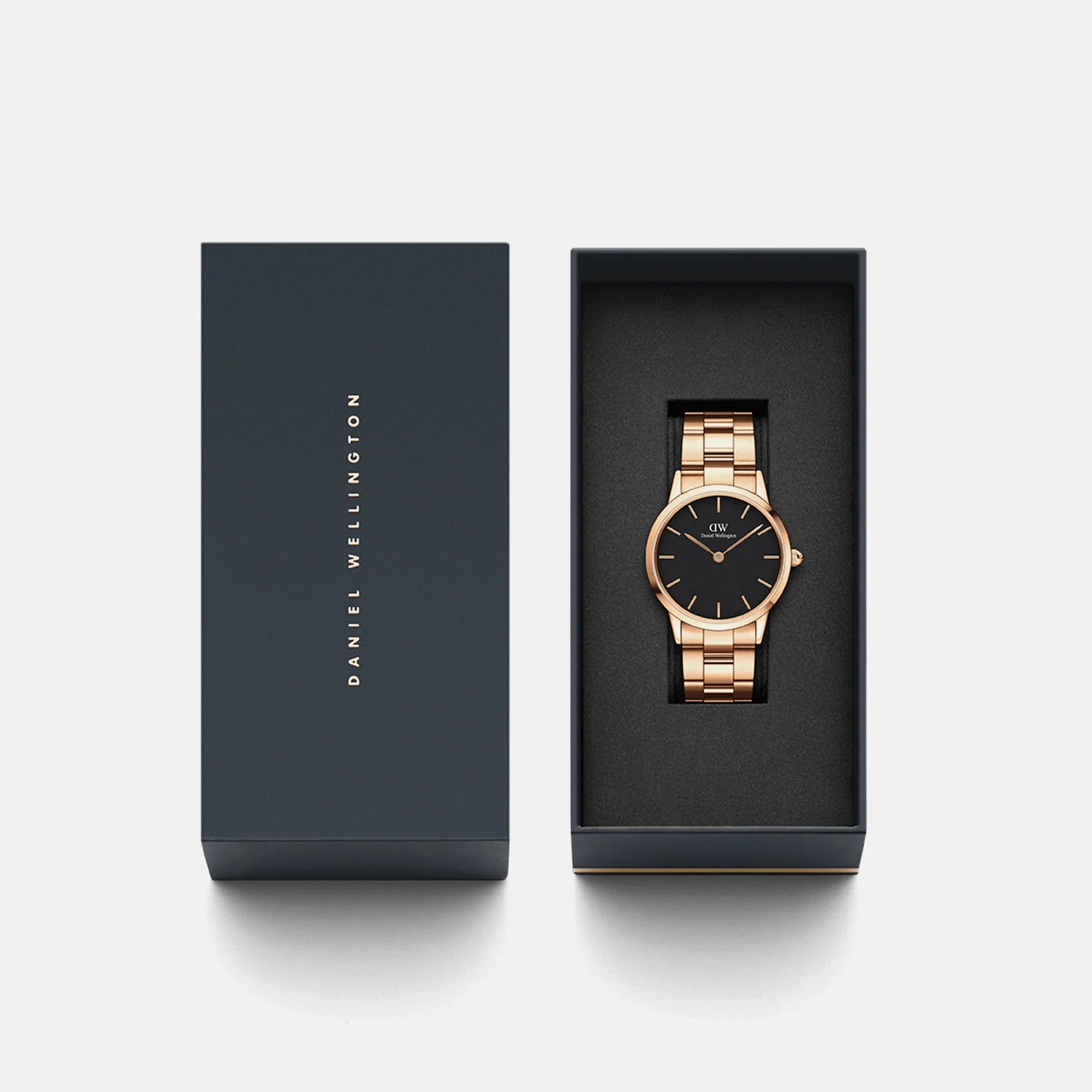 Iconic Women Quartz Black Dial Analog Stainless Steel Watch DW00100214K - Image 7