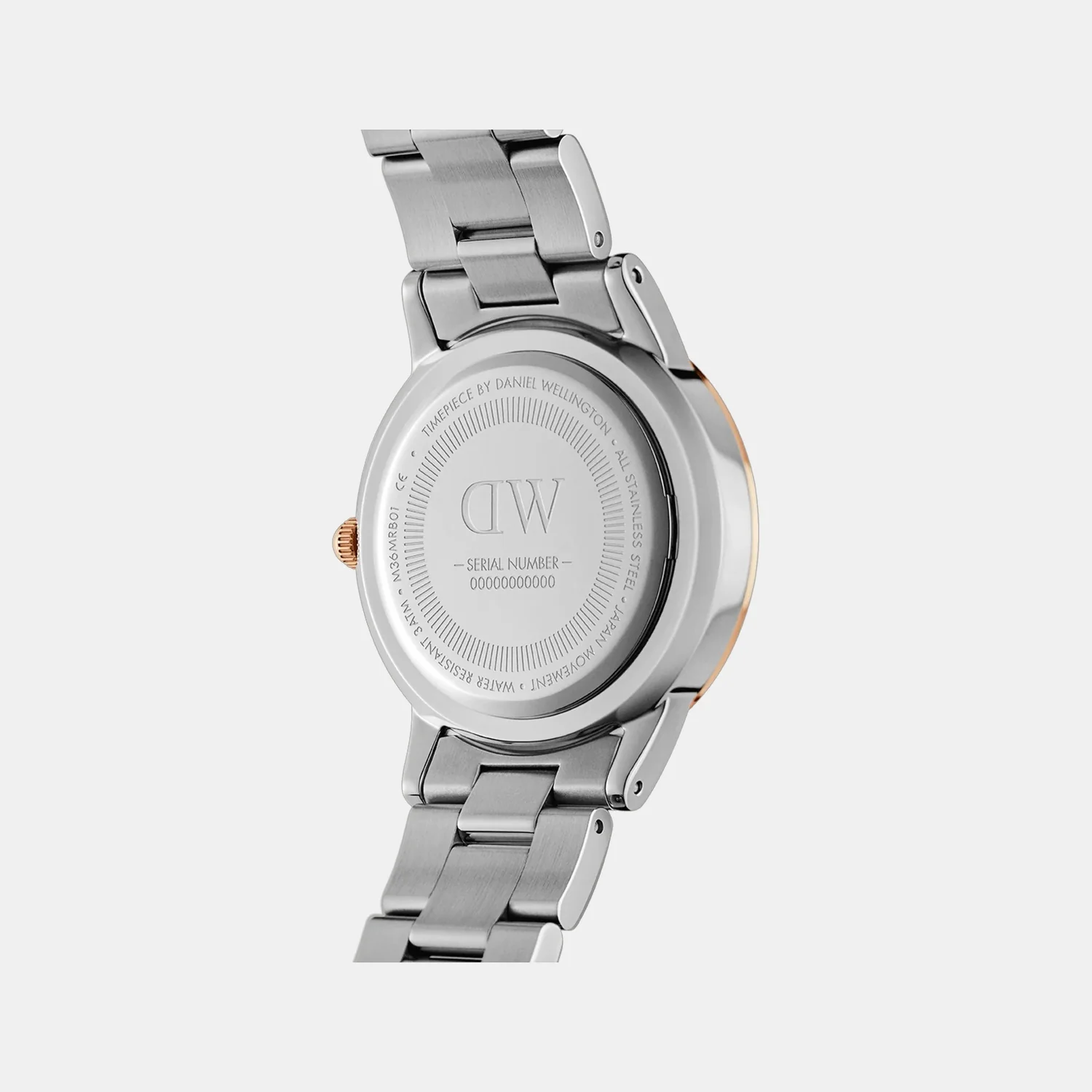 Iconic Women Quartz White Dial Analog Stainless Steel Watch DW00100359 - Image 4
