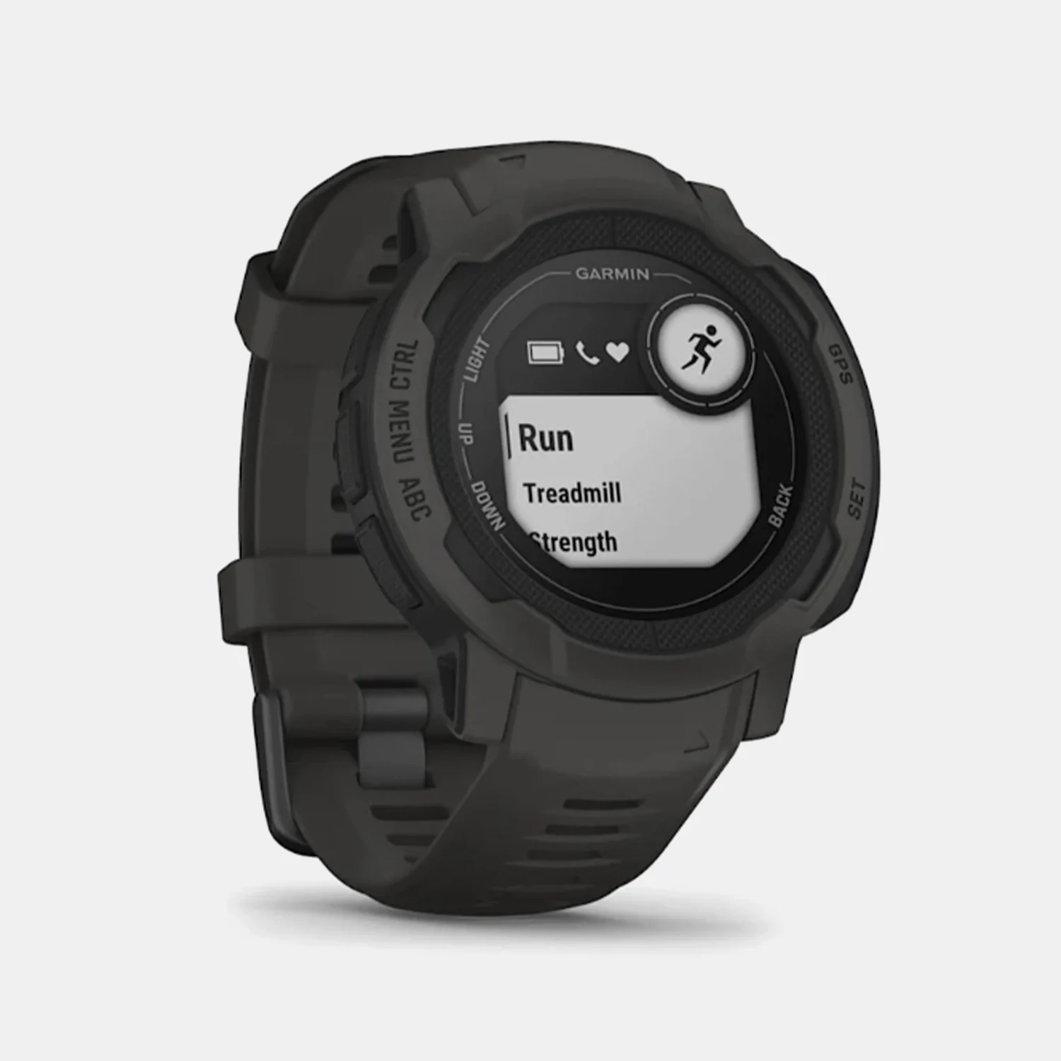 Instinct 2 Unisex Black Dial Digital Silicone Watch 010-02626-00 - Image 2