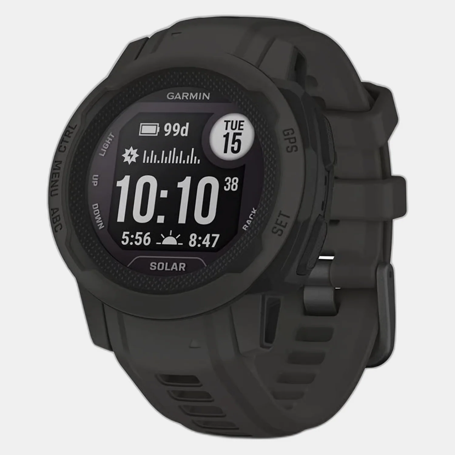 Instinct 2S Unisex Black Dial Digital Silicone Watch 010-02564-60 - Image 2