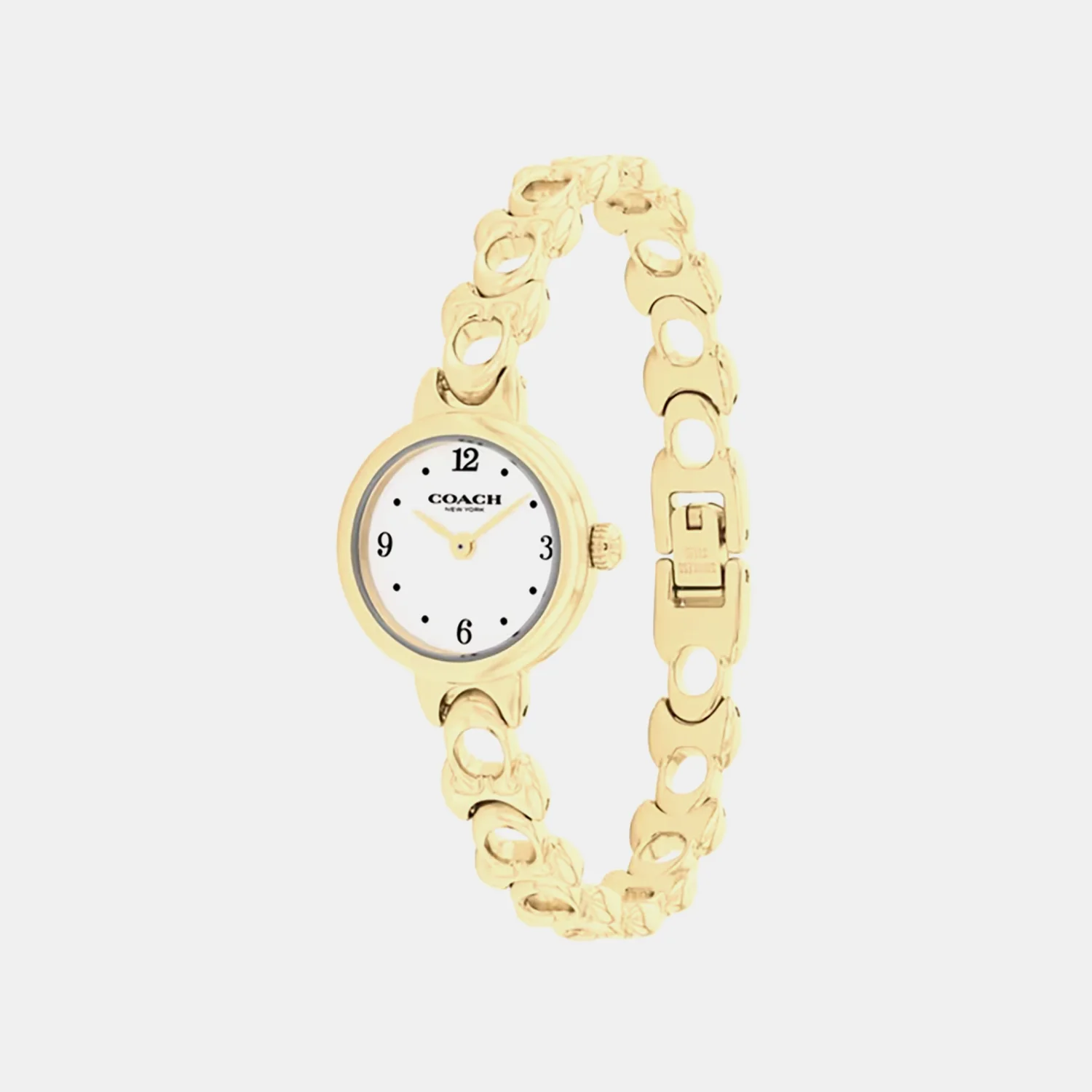 Iris Women Quartz White Dial Analog Stainless Steel Watch 14504650 - Image 3