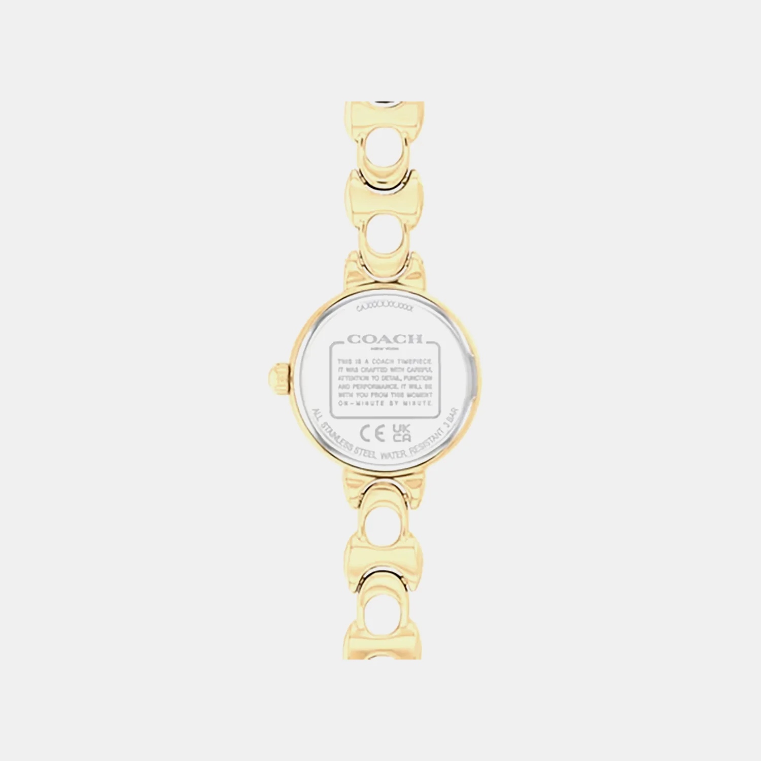 Iris Women Quartz White Dial Analog Stainless Steel Watch 14504650 - Image 4