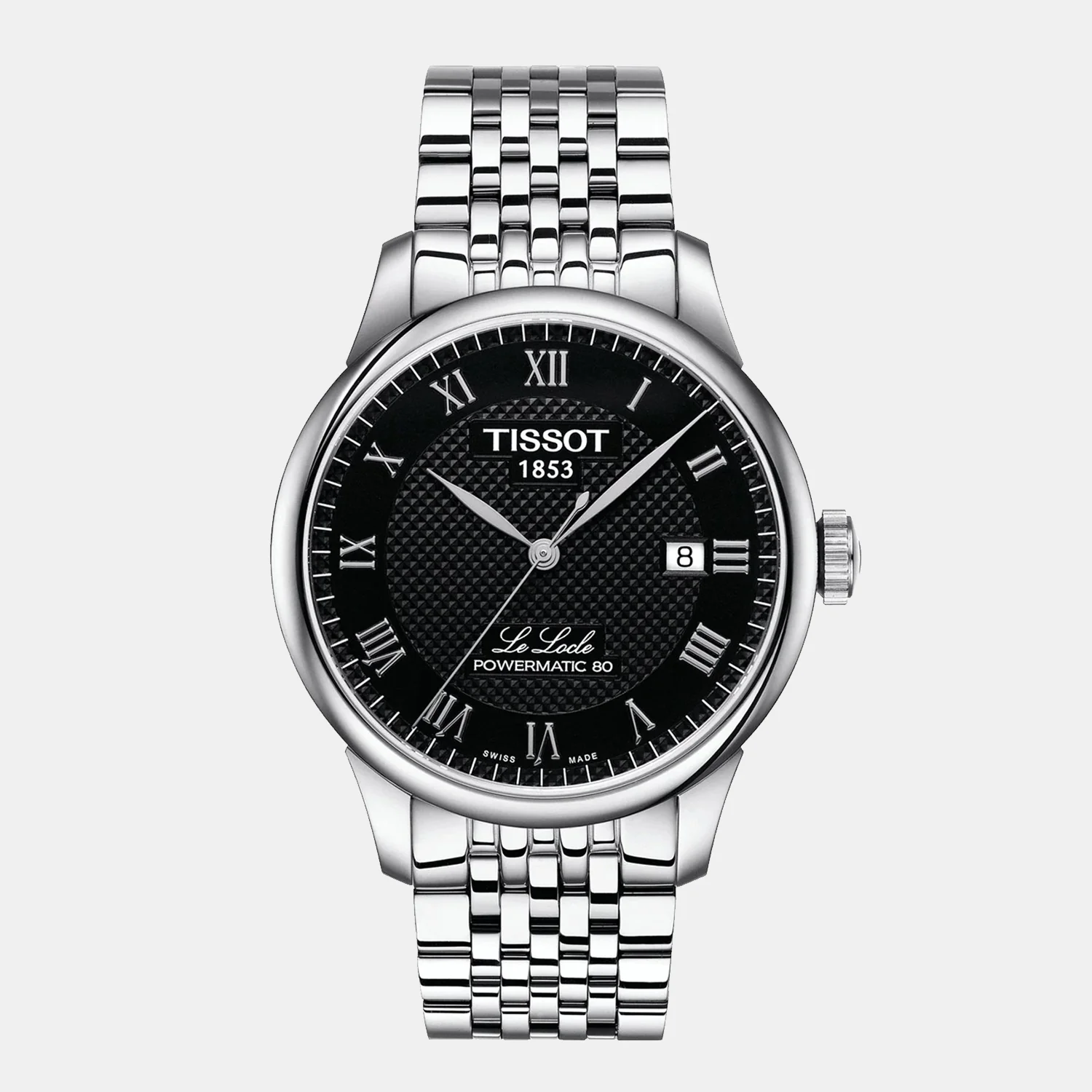 Le Locle Men Analog Black Dial Automatic Stainless Steel Watch T0064071105300 - Image 2