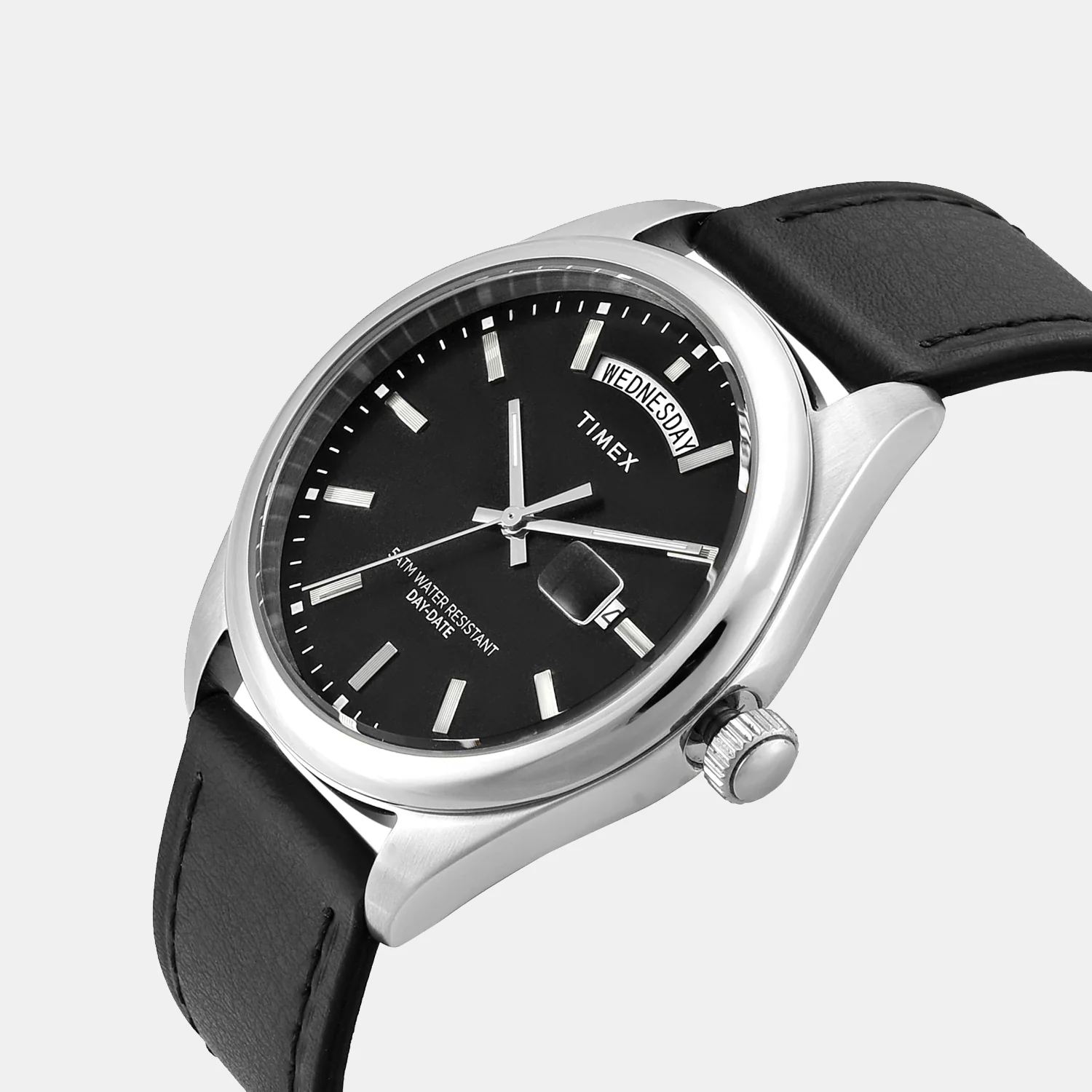 Legacy Men Quartz Black Dial Analog Leather Watch TWEG27107 - Image 2