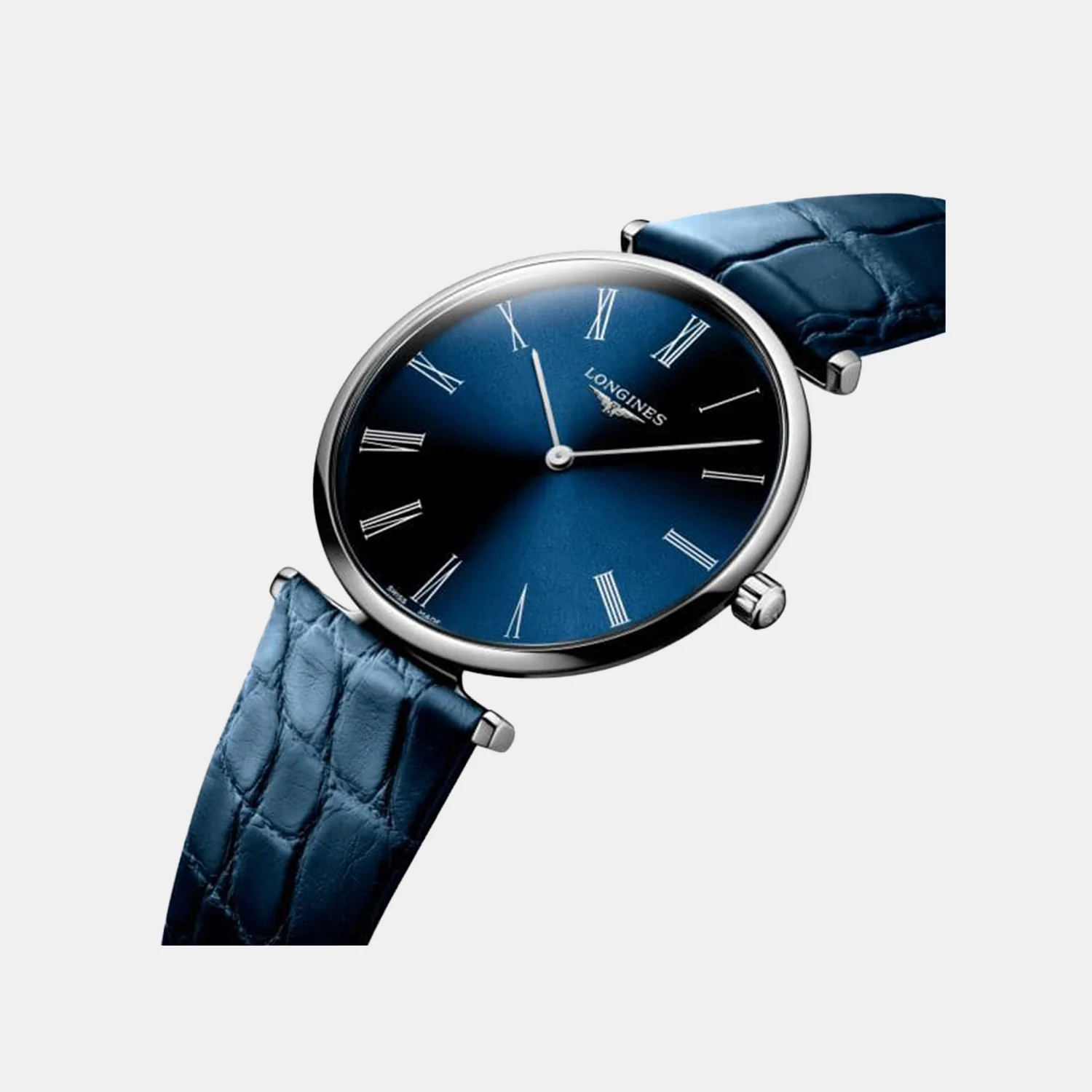 La Grande Classique De Women Quartz Blue Dial Analog Leather Watch L48664942 - Image 3