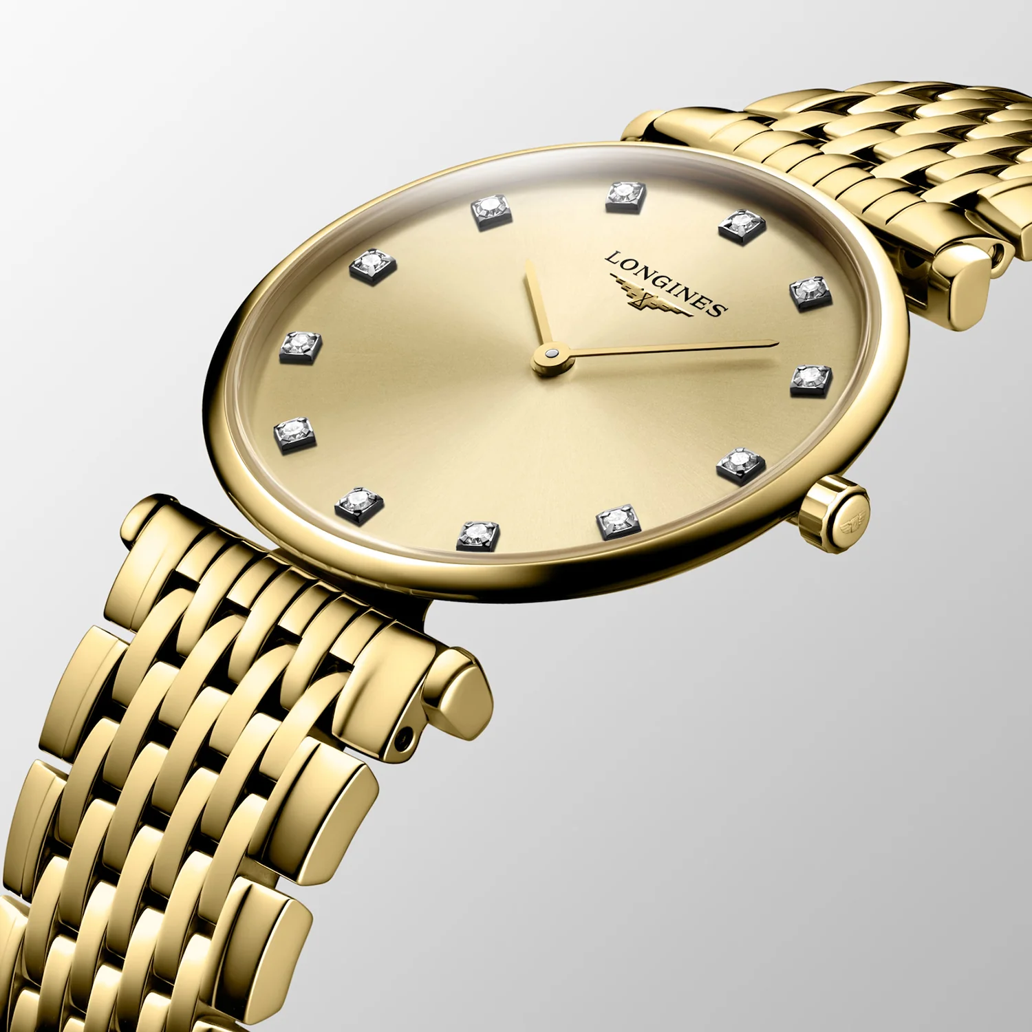 La Grande Classique De Women Quartz Gold Dial Analog Stainless Steel Watch L45122378 - Image 6