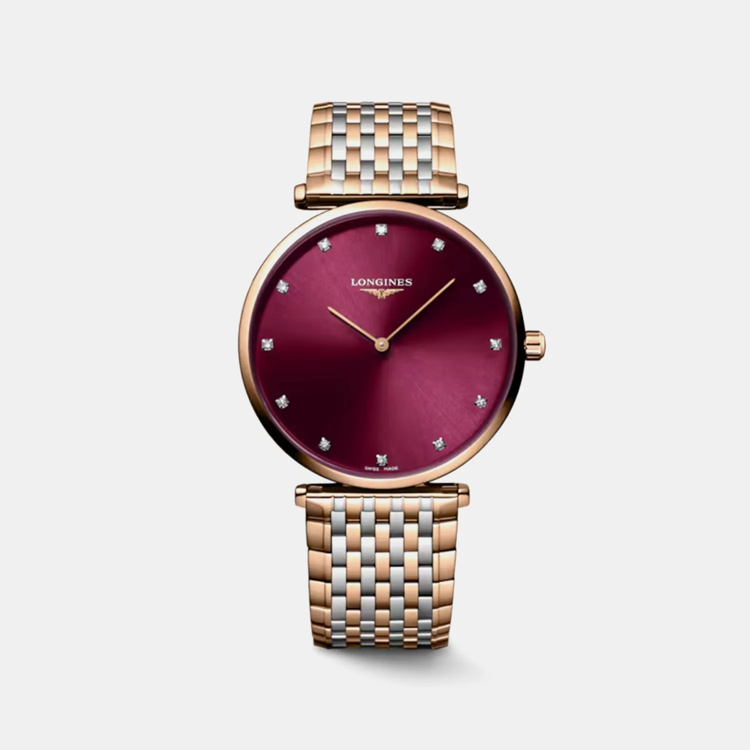 La Grande Classique De Women Quartz Red Dial Analog Stainless Steel Watch L48661687