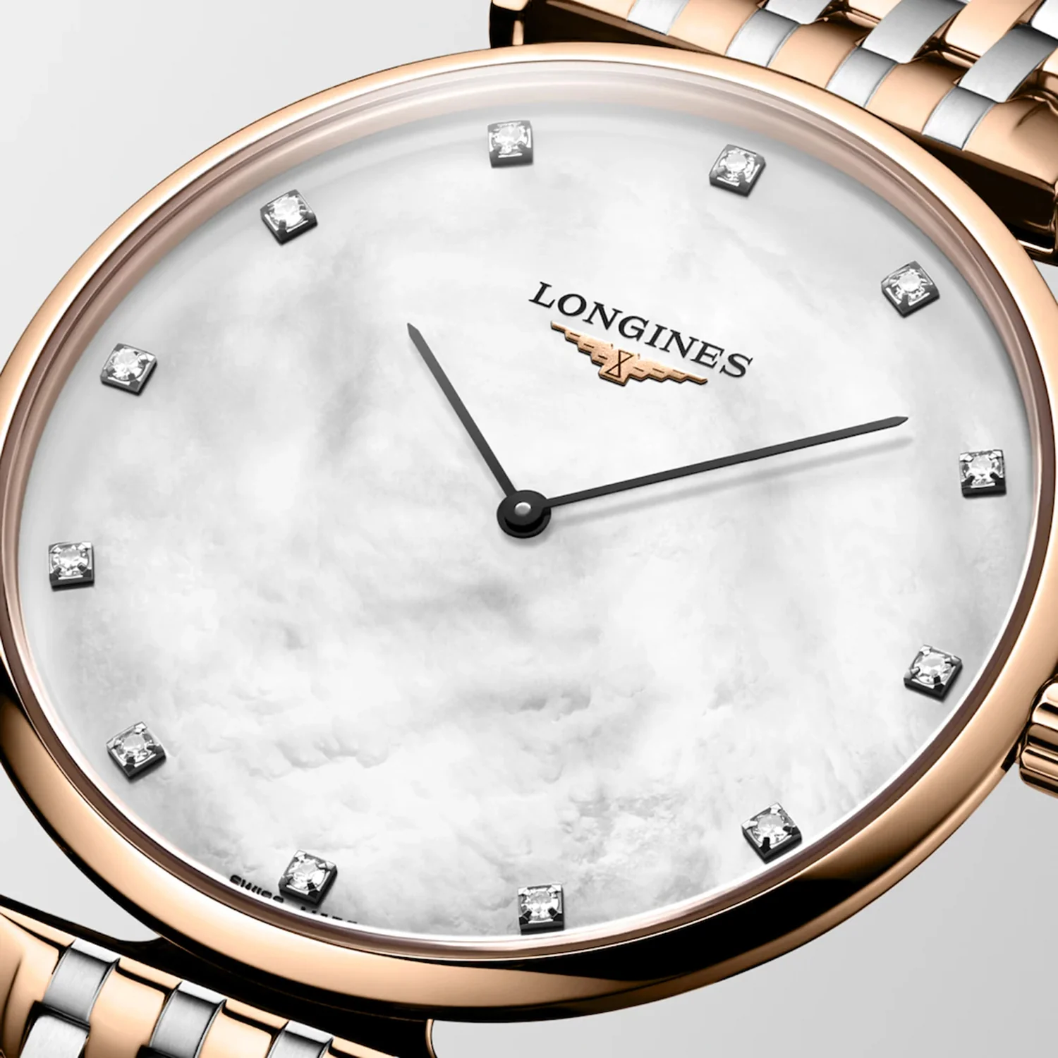 La Grande Classique De Women Quartz White Mother Of Pearl Dial Analog Stainless Steel Watch L48661977 - Image 2