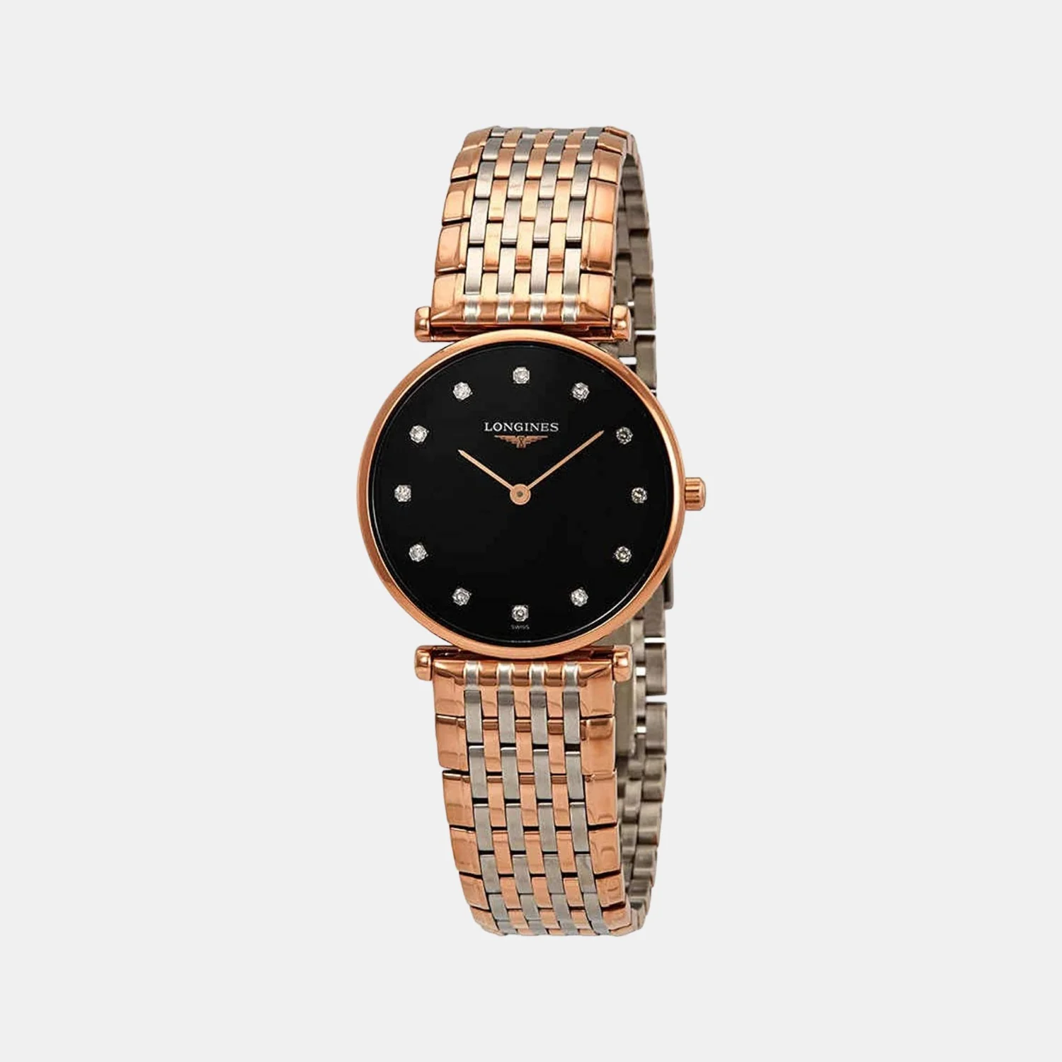La Grande Classique Women Quartz Black Dial Analog Stainless Steel Watch L45121577
