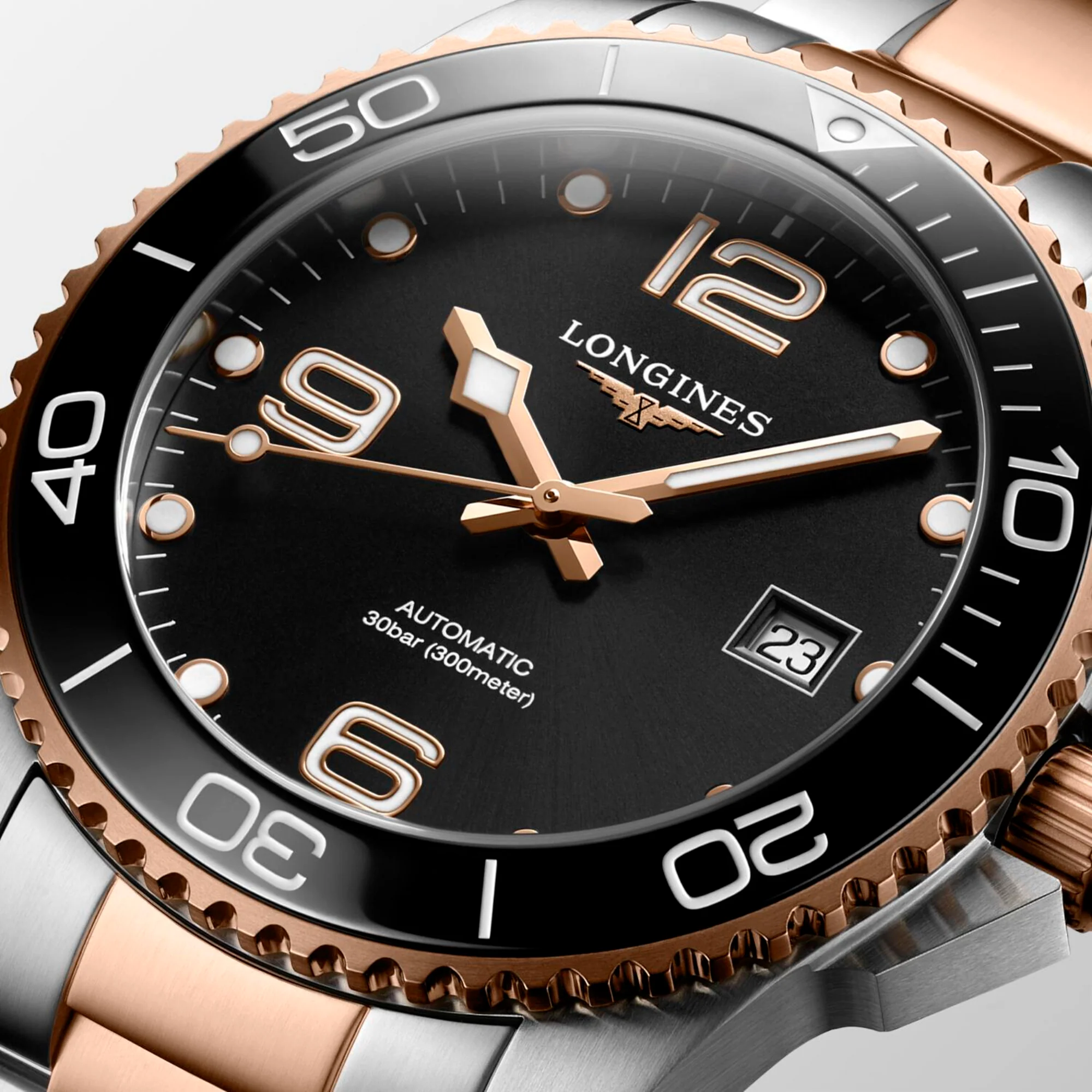 Men Automatic Black Dial Analog Stainless Steel Watch L37813587 - Image 5