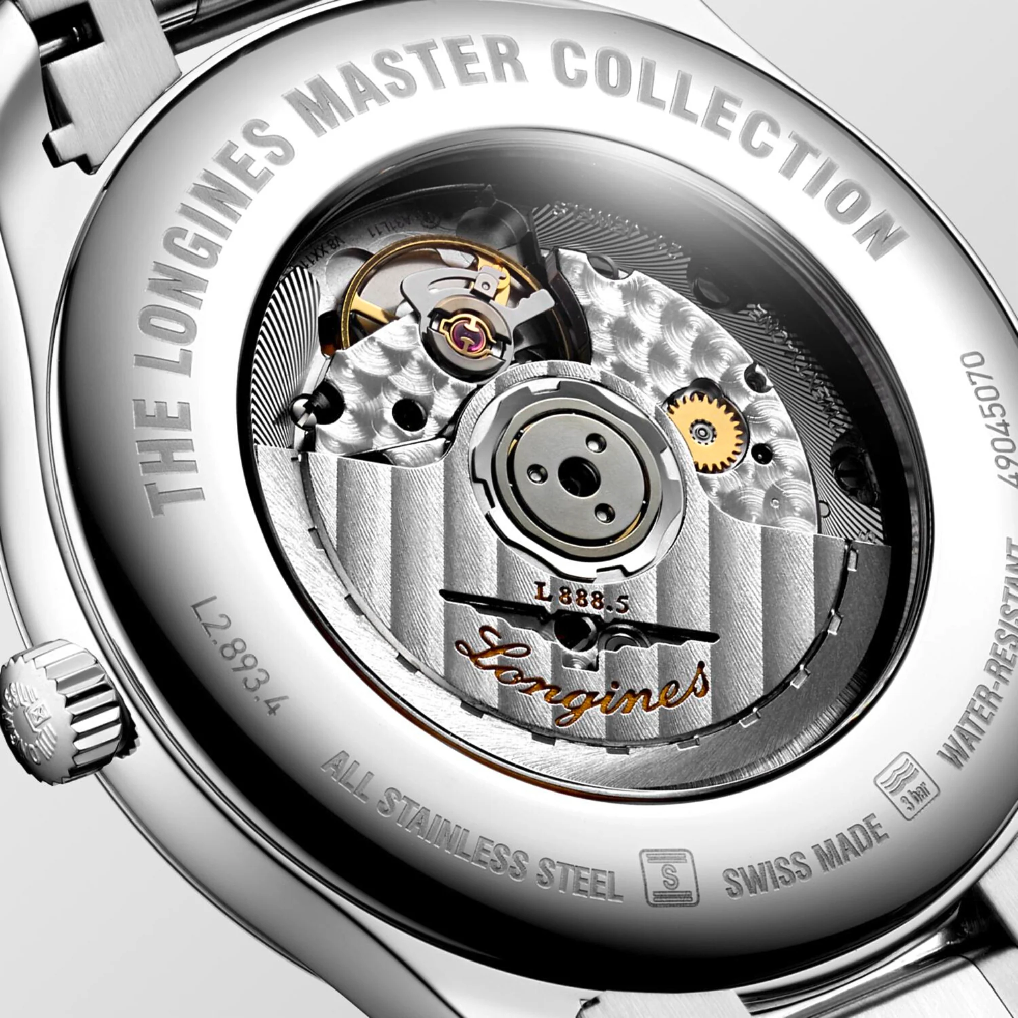 Men Automatic Green Dial Analog Stainless Steel Watch L28934096 - Image 5