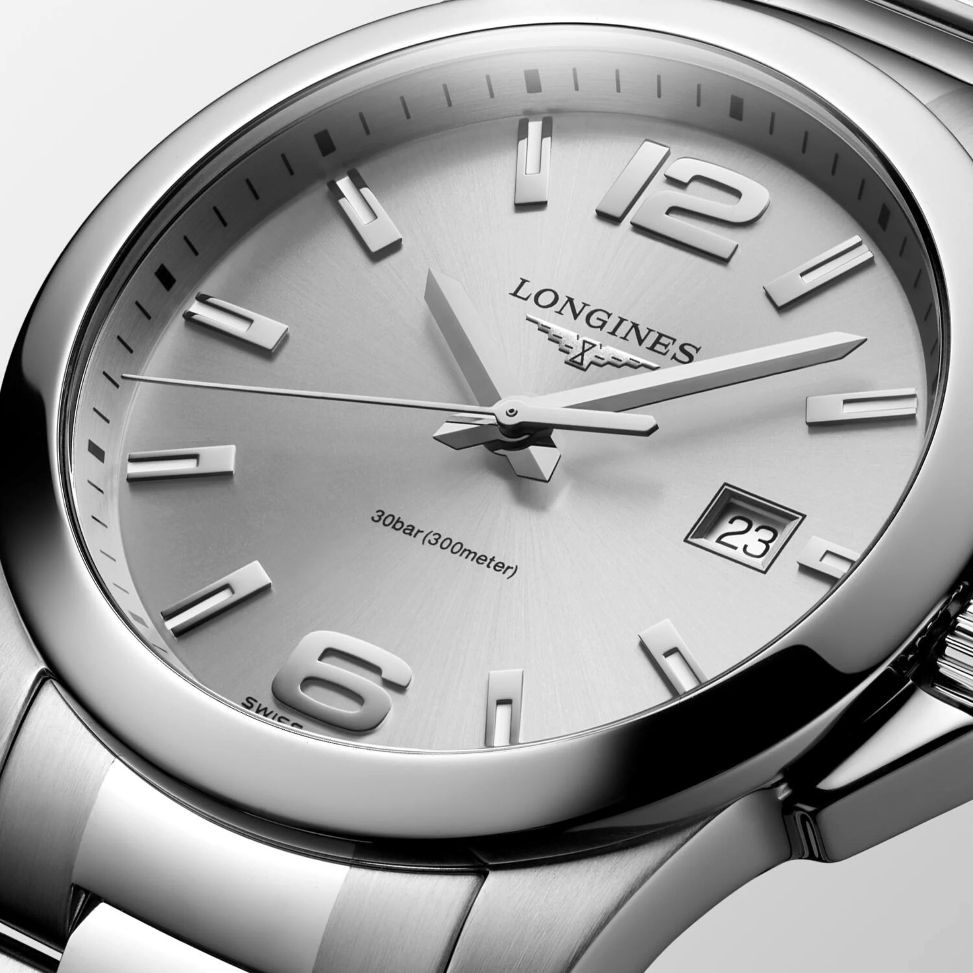 Men Quartz Silver Dial Analog Stainless Steel Watch L37594766 - Image 5