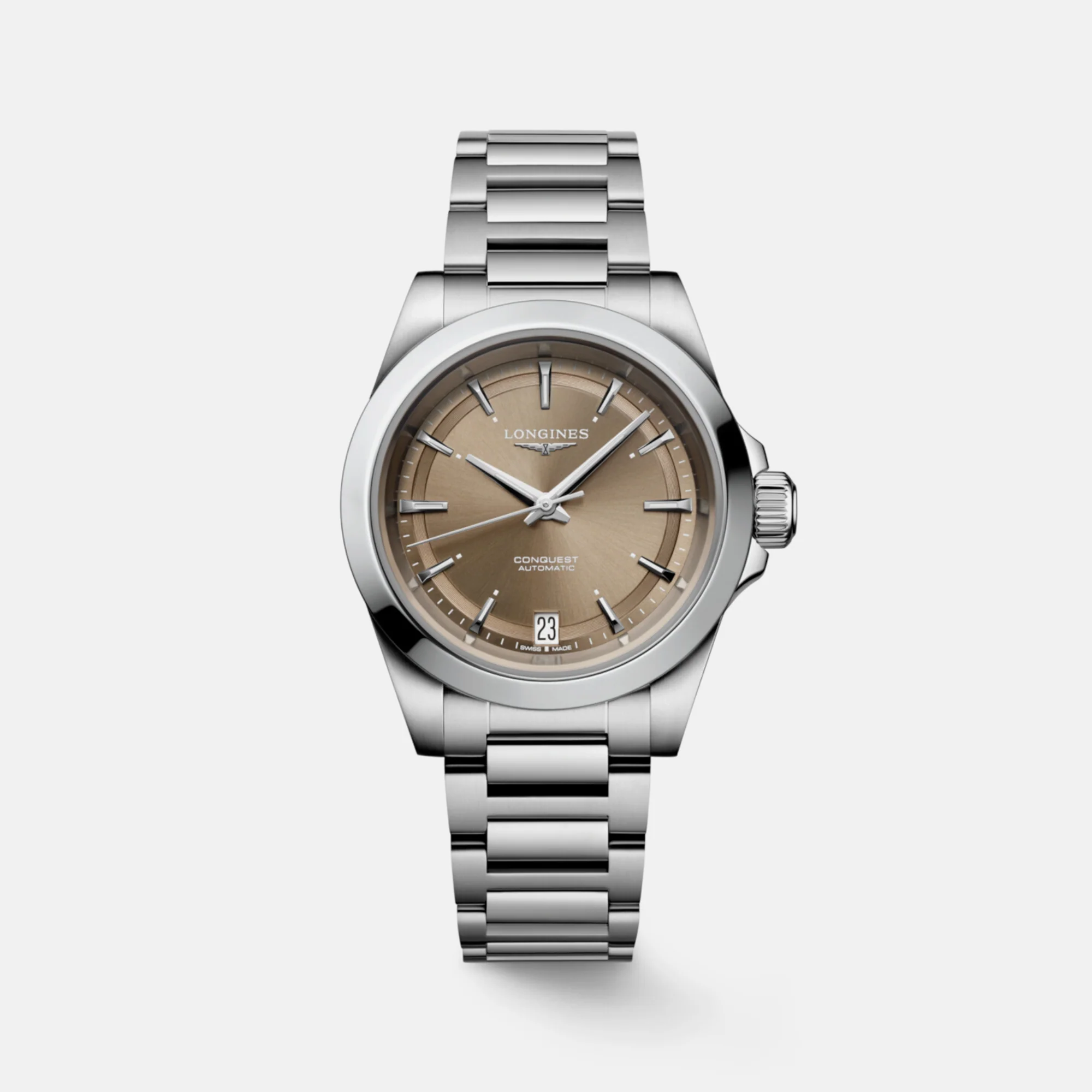 Women Automatic Brown Dial Analog Stainless Steel Watch L34304626 - Image 2