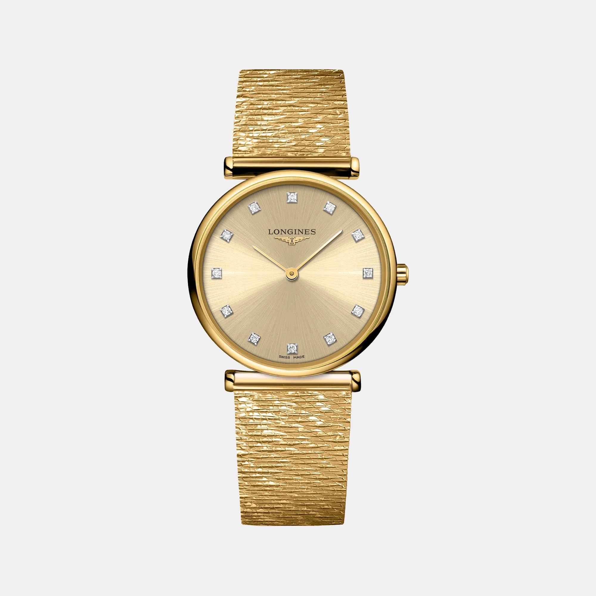 Women Quartz Gold Dial Analog Stainless Steel Watch L45122338 - Image 2