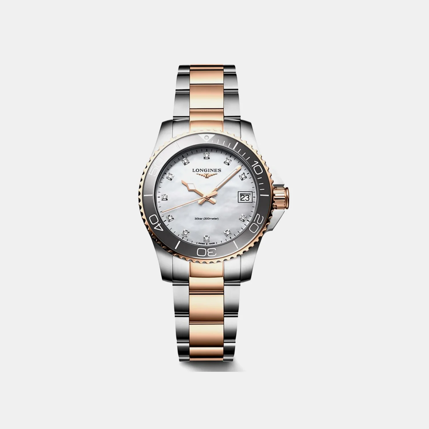 Women Quartz White Dial Analog Stainless Steel Watch L33703896