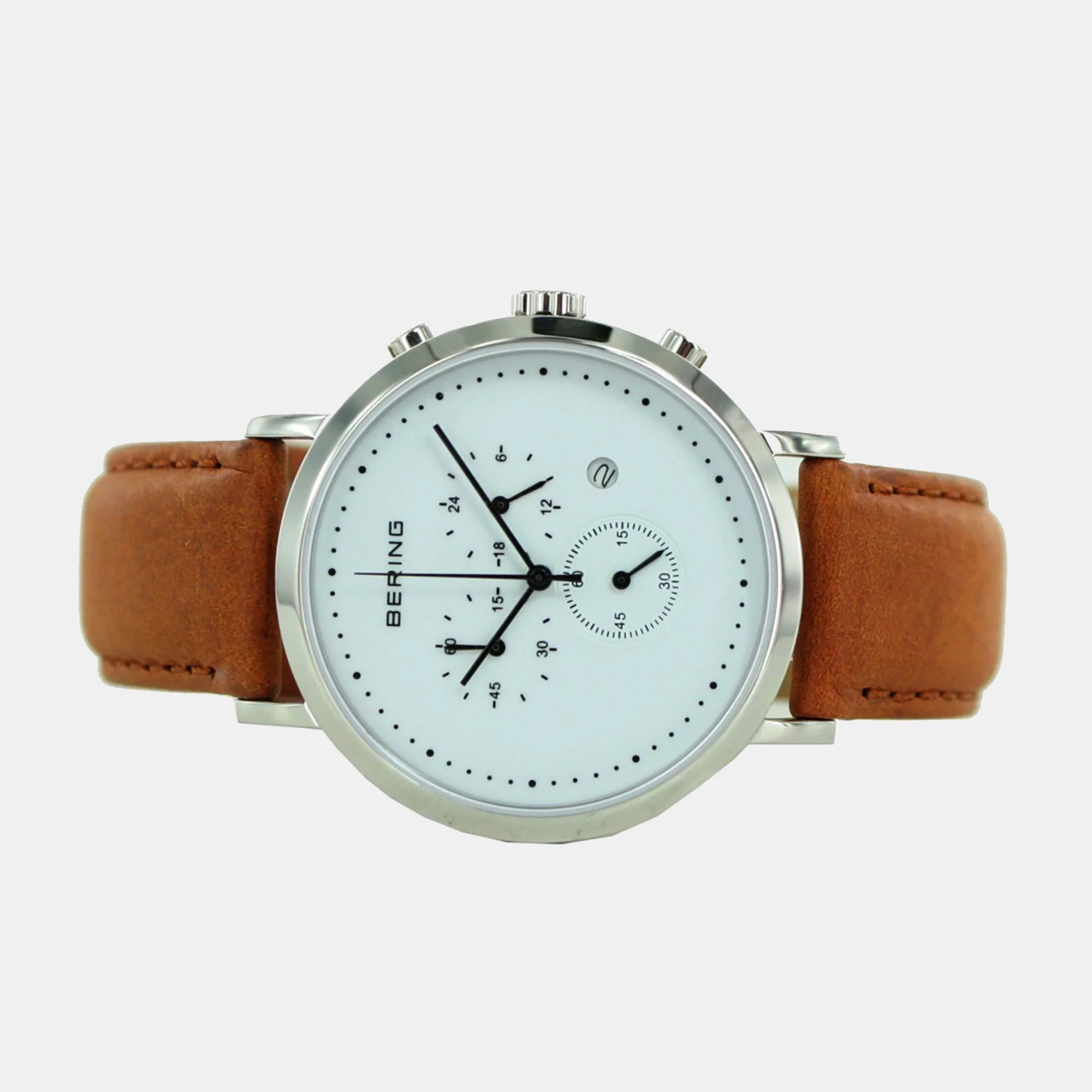 Men's Chronograph Leather Watch 10540-504 - Image 4
