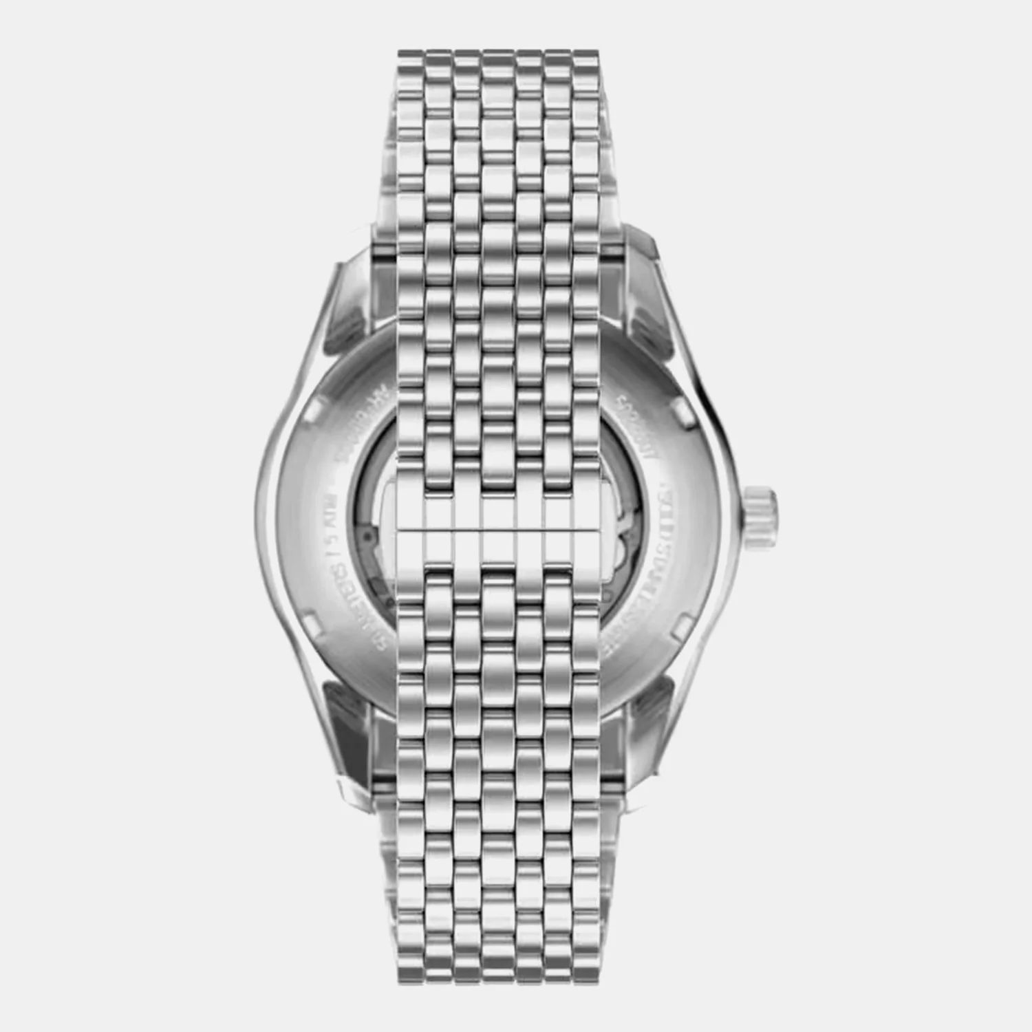 Men Automatic Beige Dial Analog Stainless Steel Watch AR60095 - Image 3