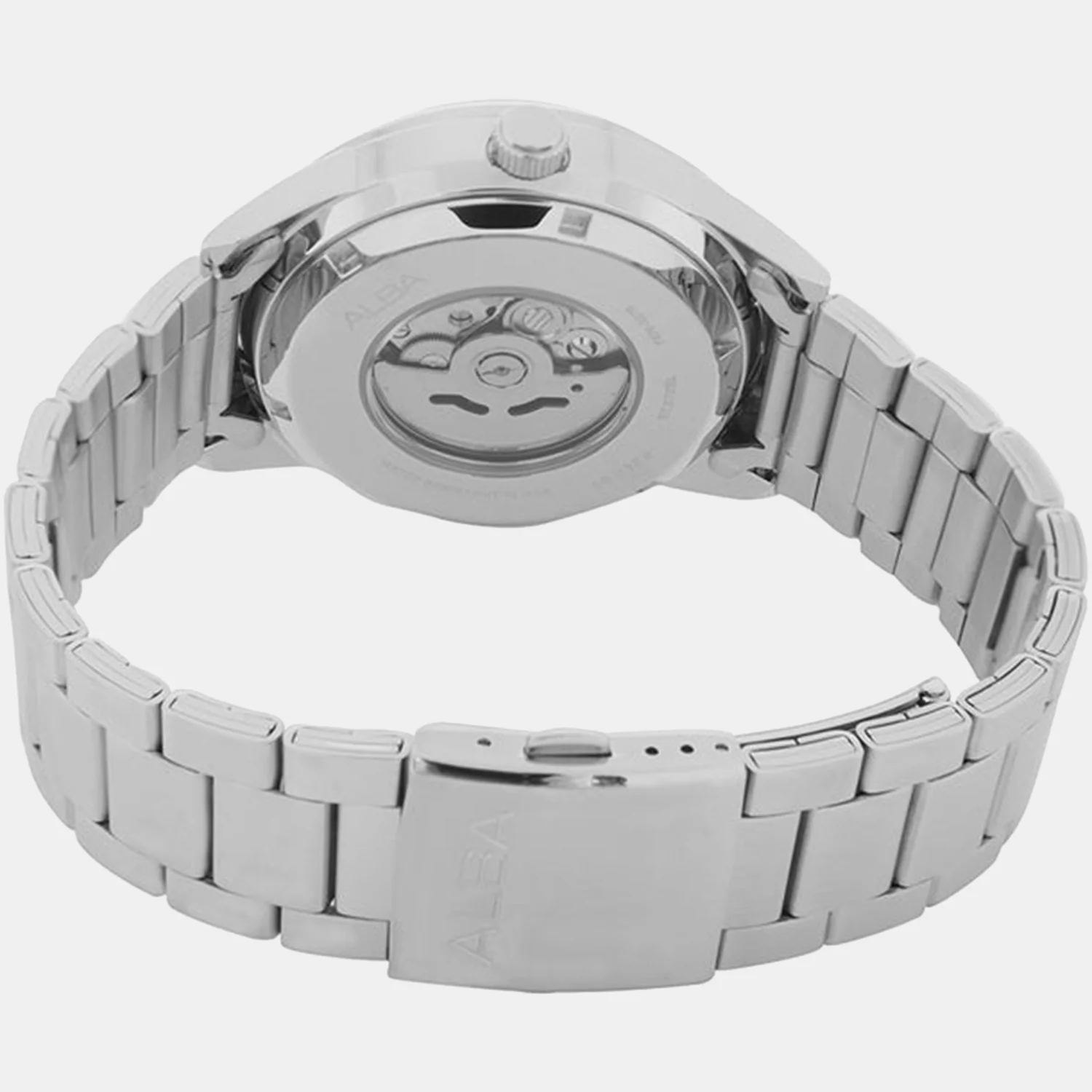 Men Automatic Brown Dial Analog Stainless Steel Watch AL4591X1 - Image 5