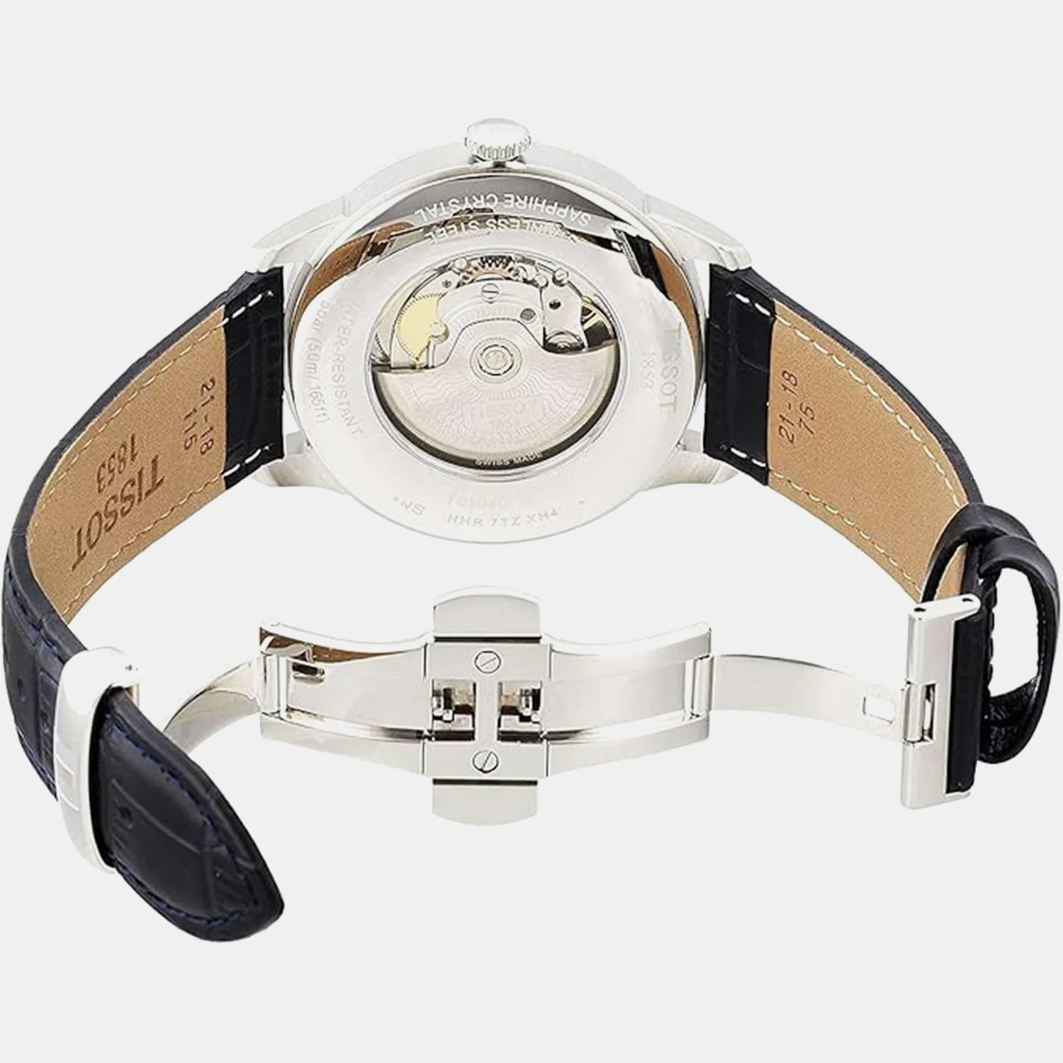 Chemin Des Tourelles Men Automatic Leather Watch T0994071604800 - Image 4
