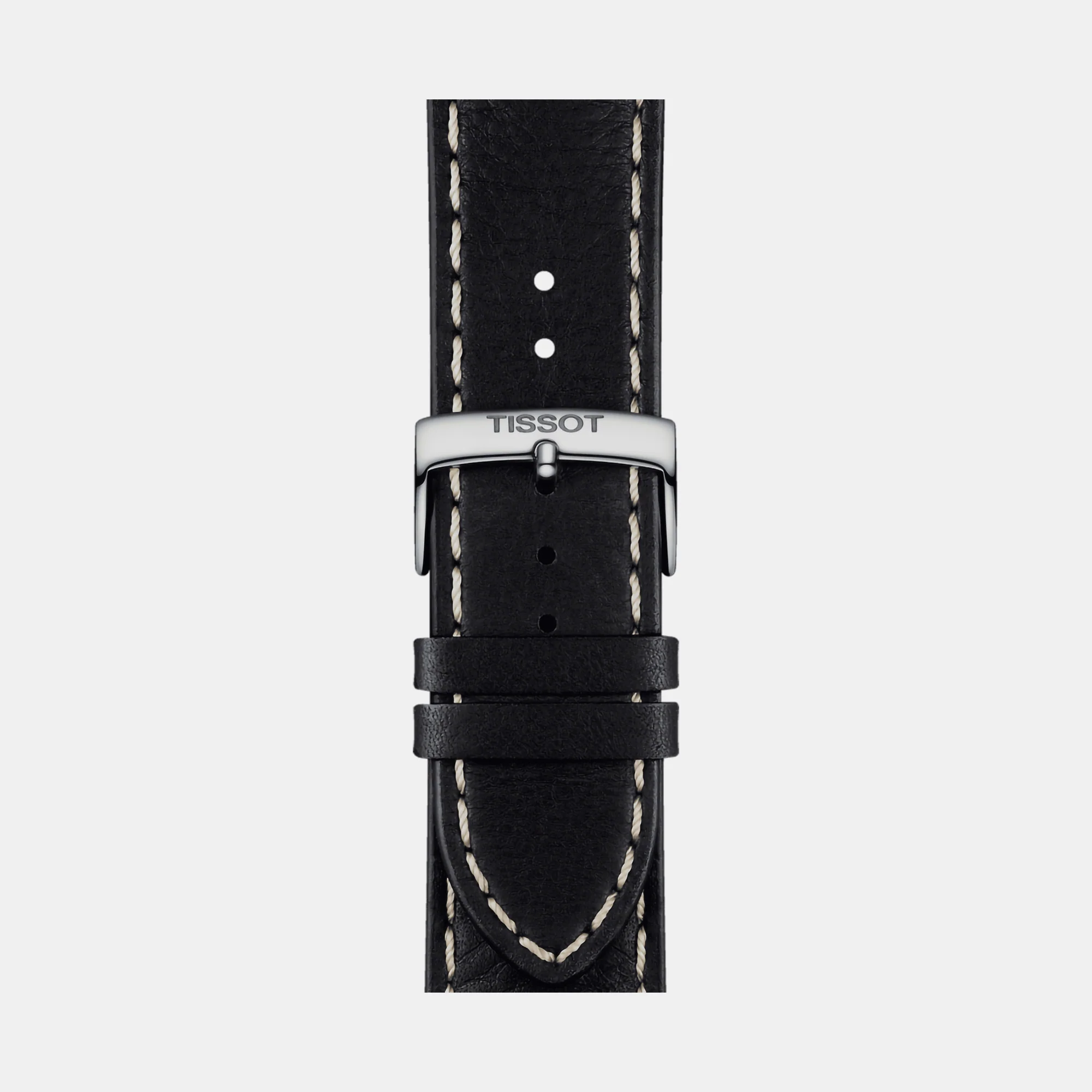 PR 100 Men Black Chronograph Leather Watch T1016171605100 - Image 3