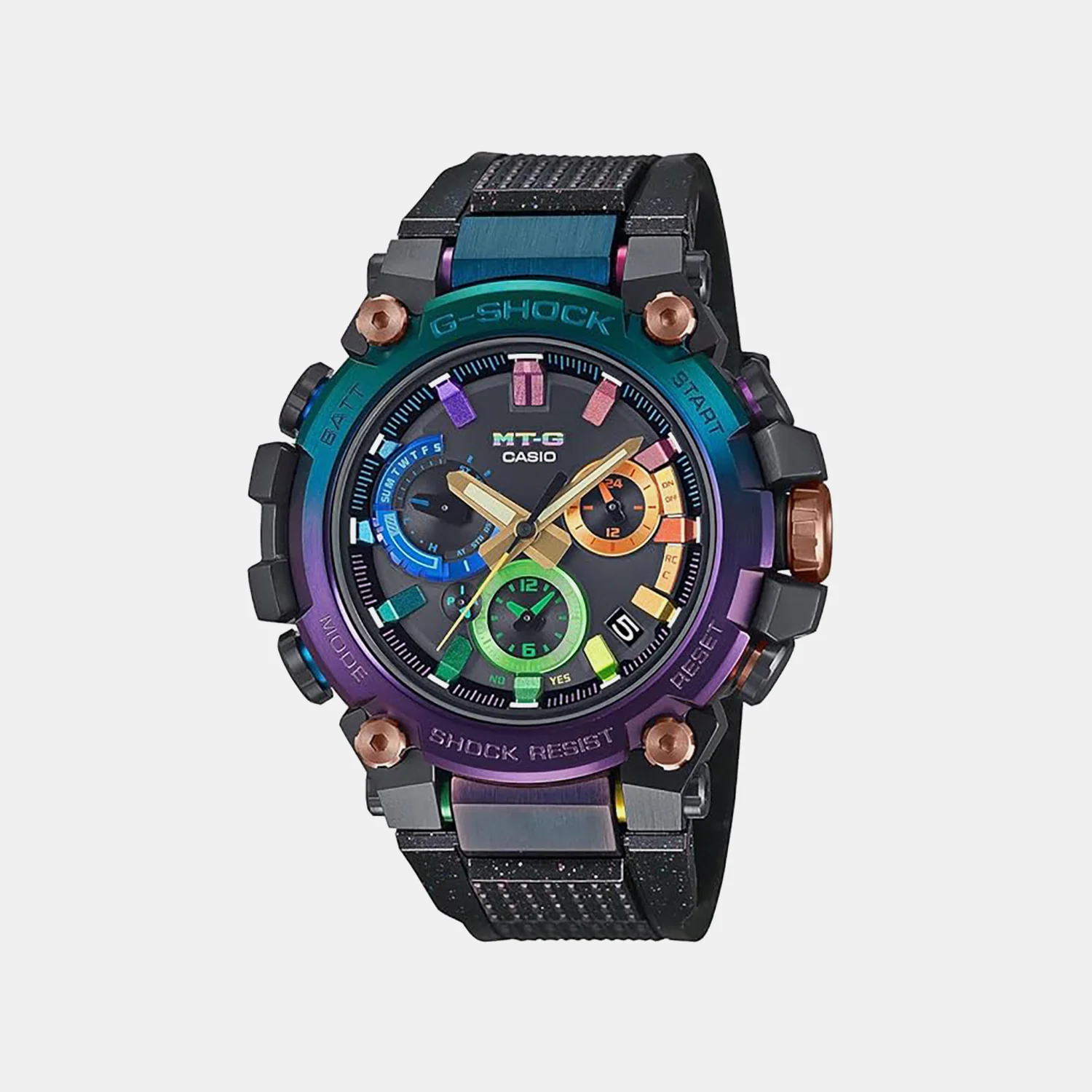 Men Solar Multi Dial Analog Stainless Steel Watch G1571