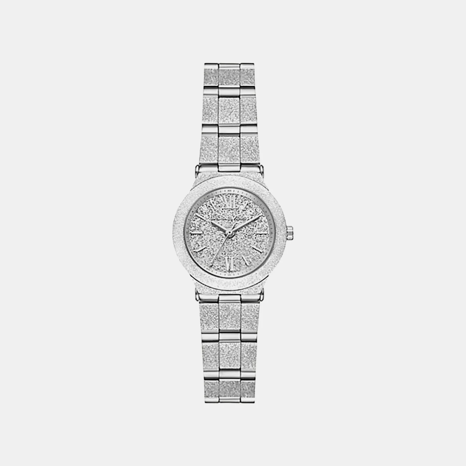 Billie Women Quartz Silver Dial Analog Stainless Steel Watch MK7555
