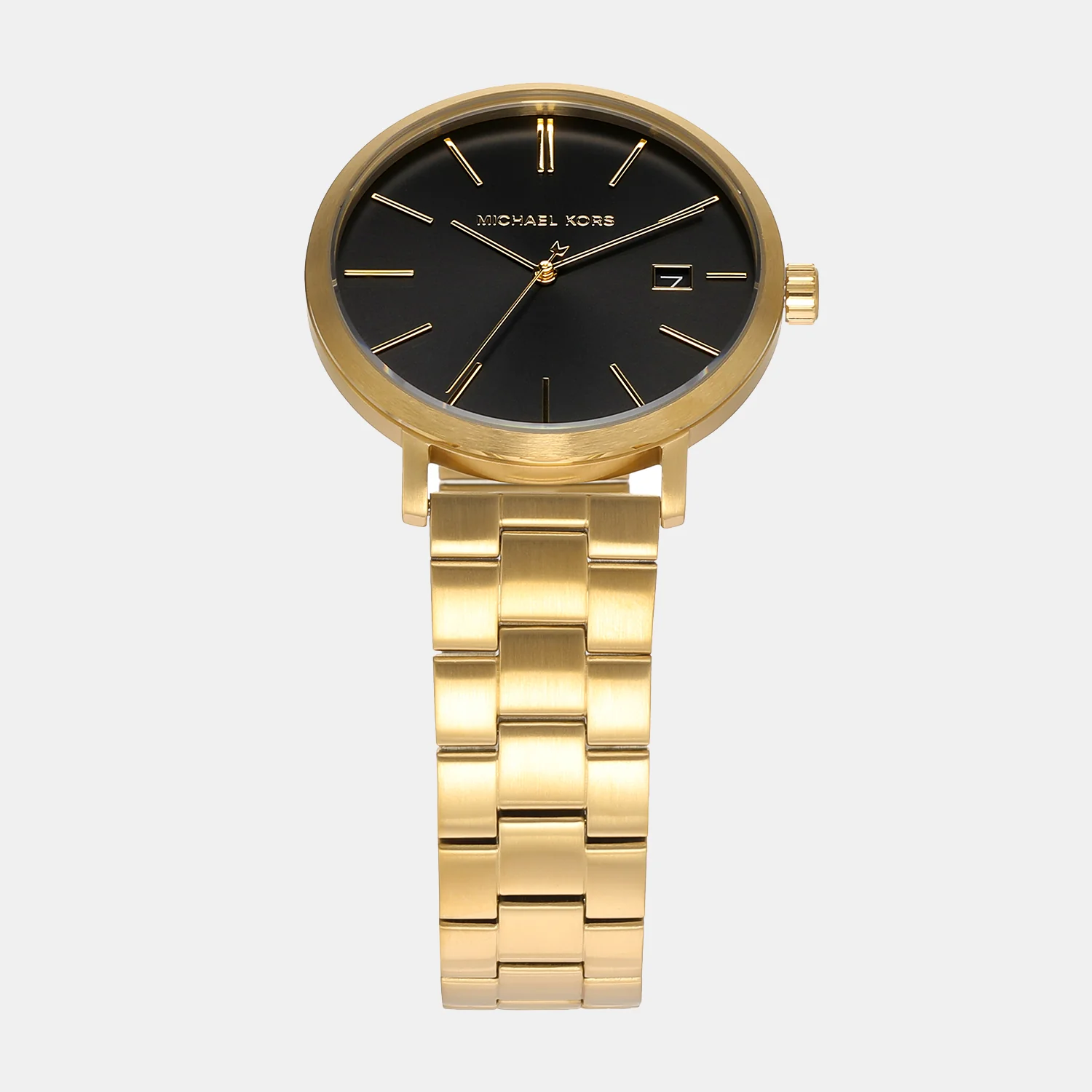Blake Men Quartz Black Dial Analog Stainless Steel Watch MK9136 - Image 4