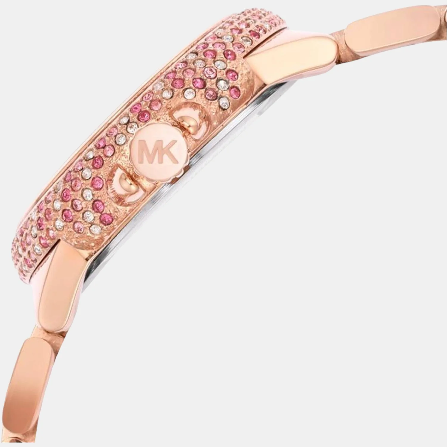 Camille Women Quartz Pink Dial Chronograph Stainless Steel Watch MK7273 - Image 2